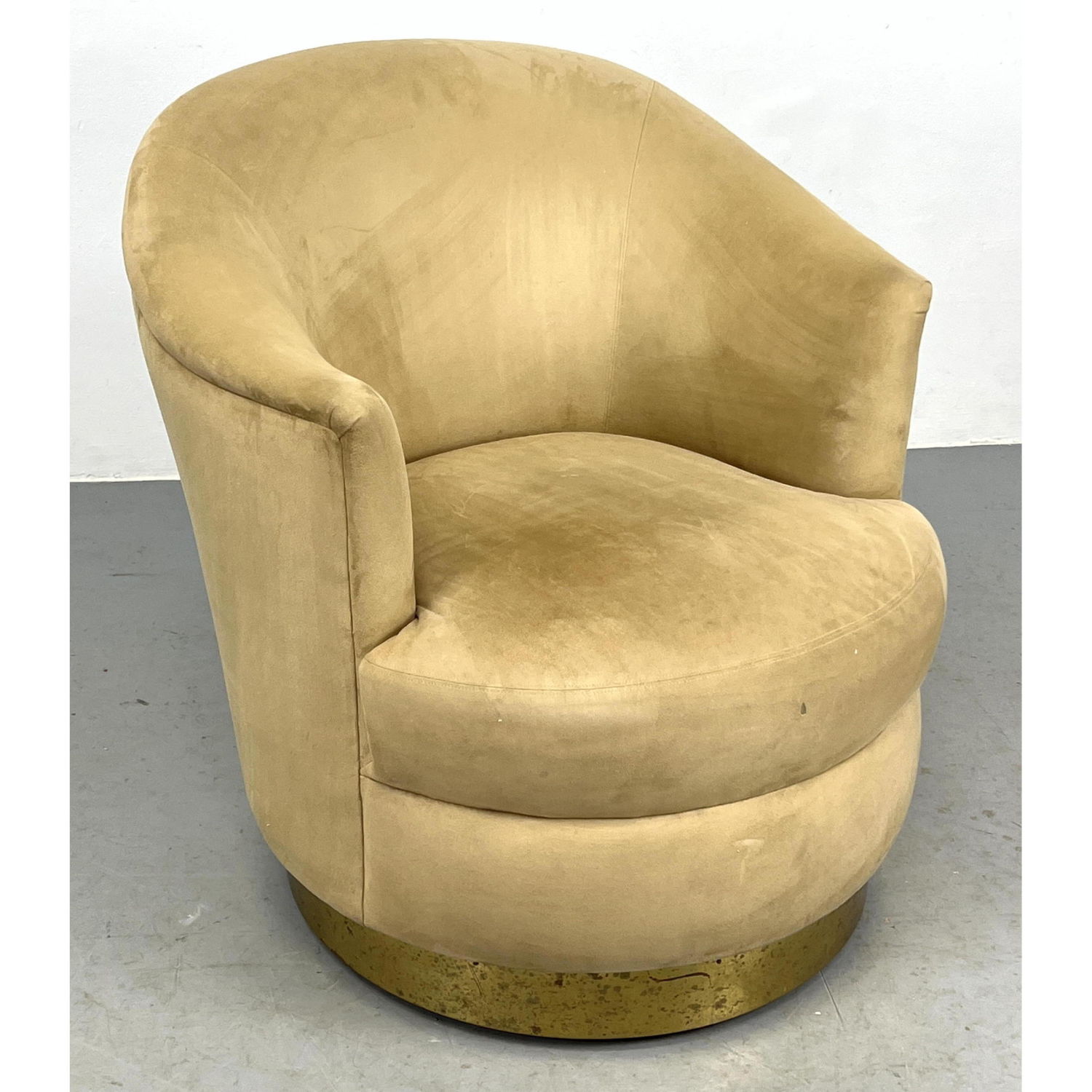 Baughman style Swivel Lounge Chair  2ff0f2