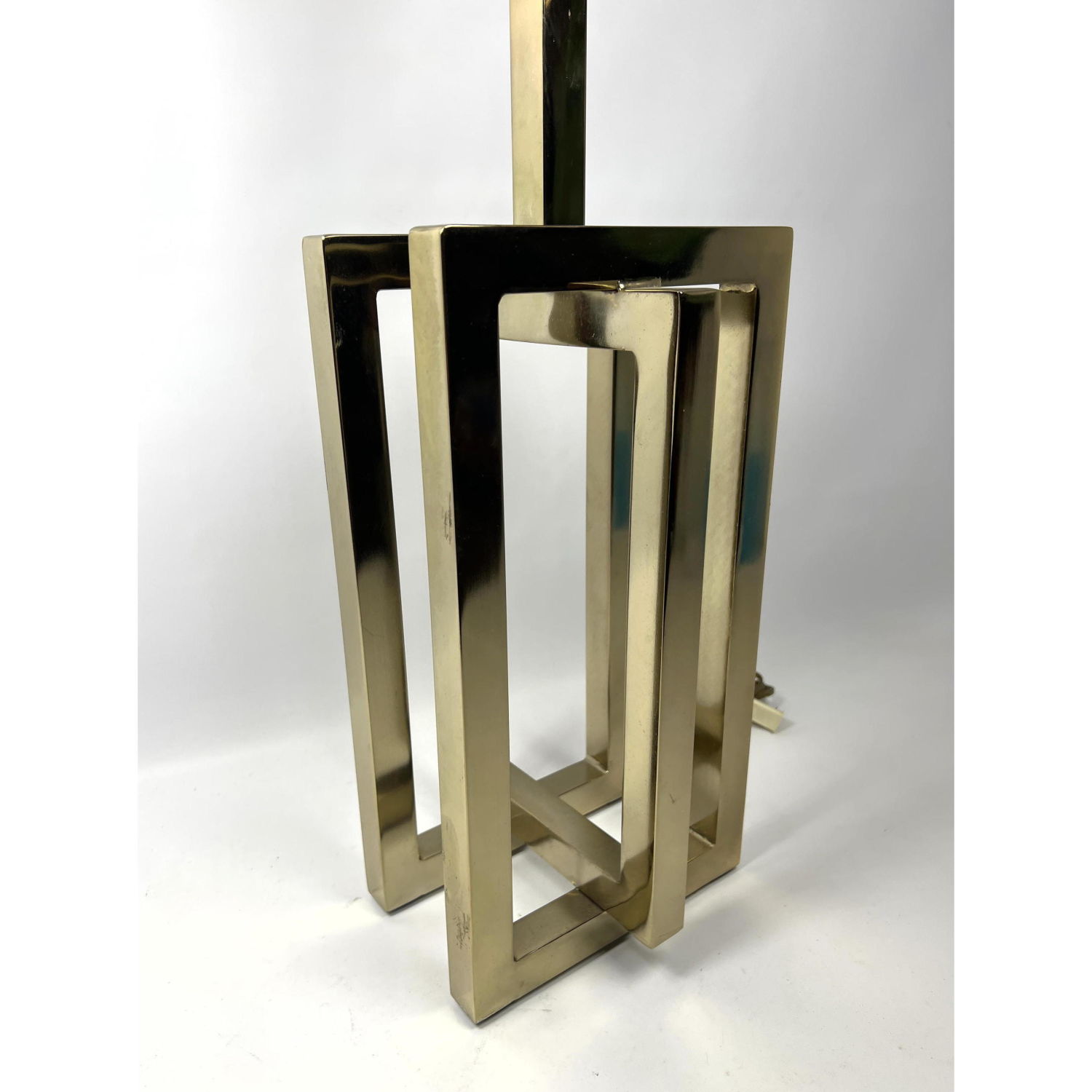 Modernist Brass Tone Sculptural