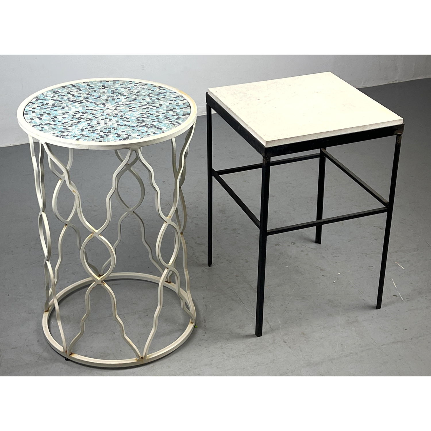 2pc Modern Side Tables Round Table 2ff11f