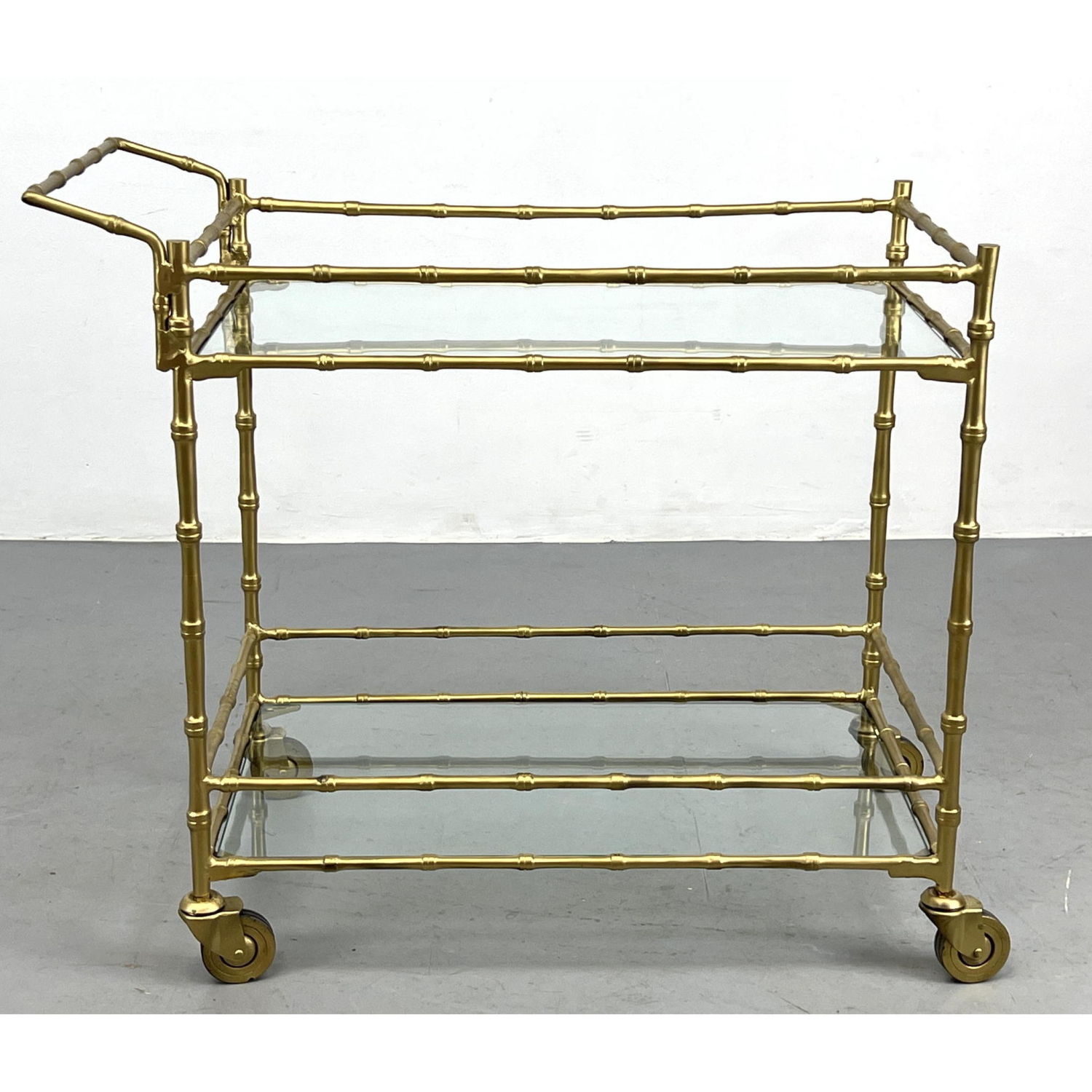 Gilt Metal Faux Bamboo Rolling 2ff137