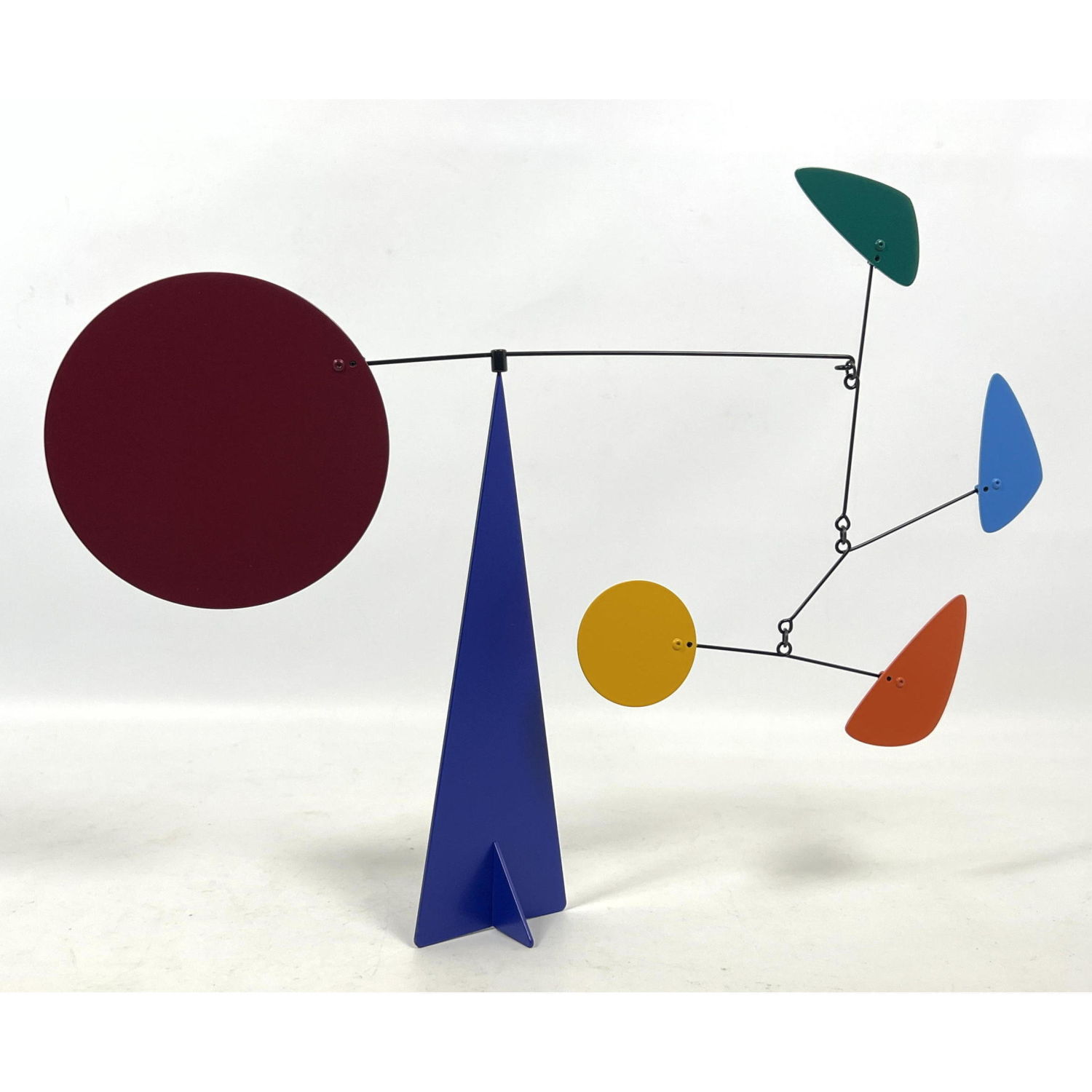 Colorful Kinetic Wind Sculpture Stabile.