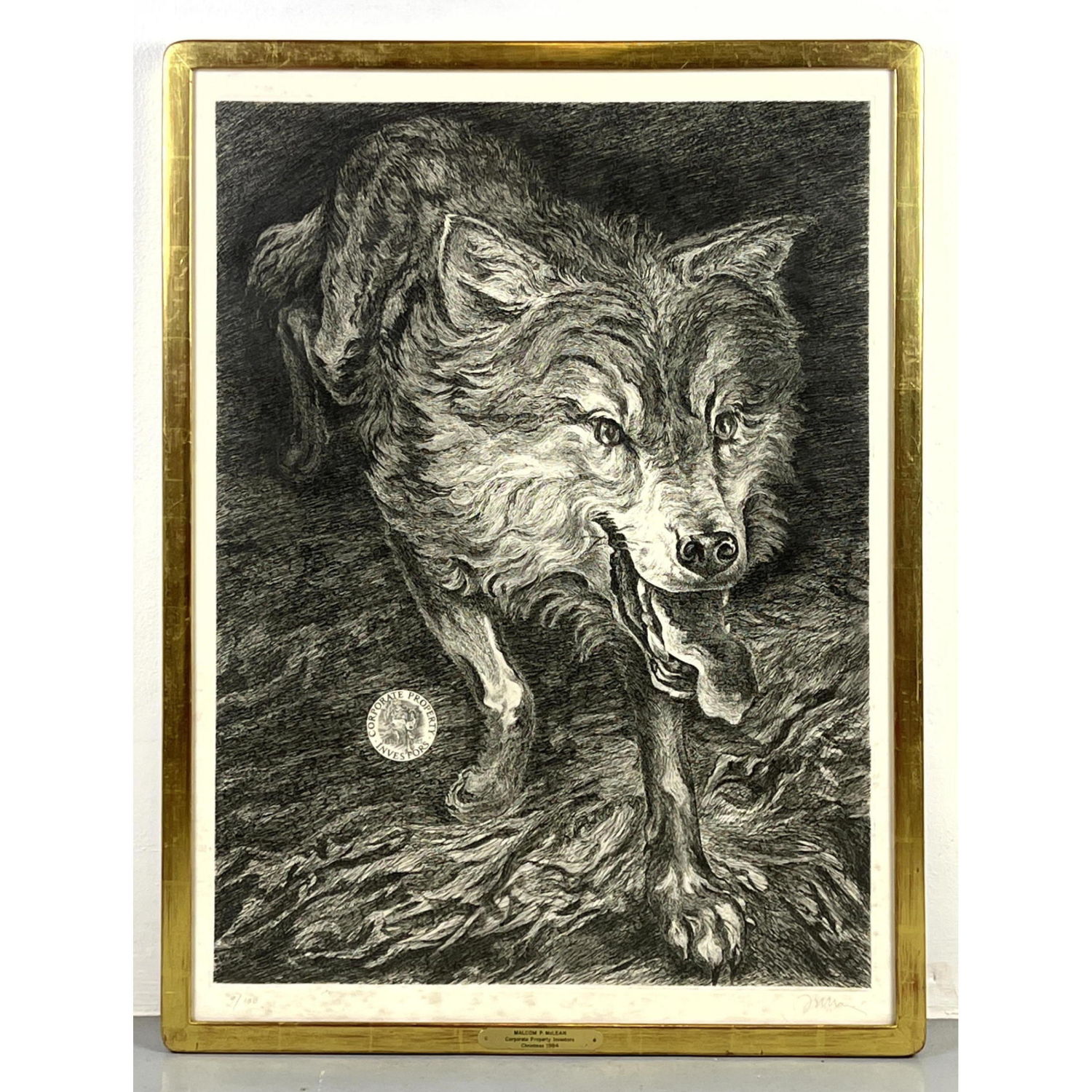 JACQUES JAUBERT Wolf Head Engraved 2ff181