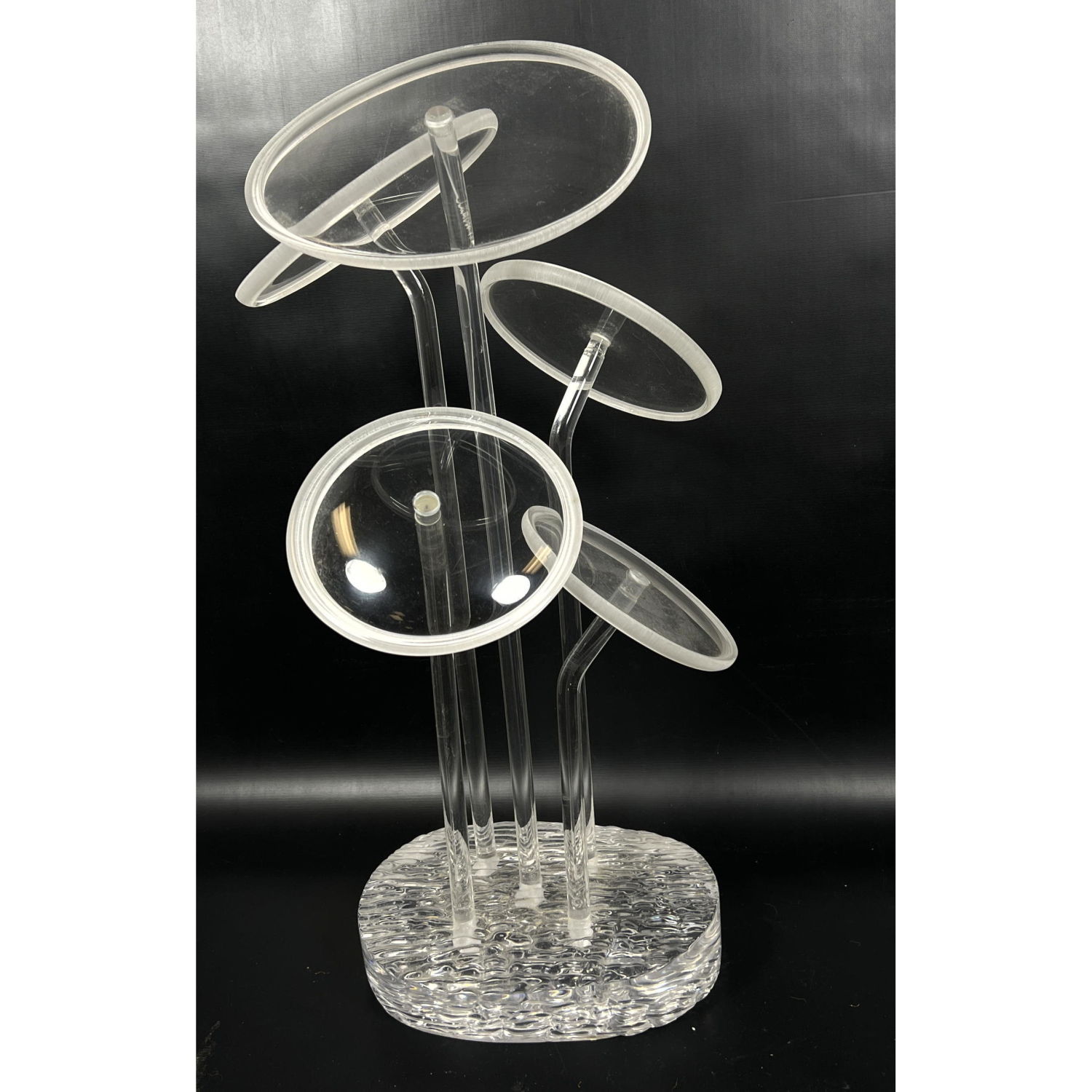 Modernist Lucite Acrylic Flower 2ff1db