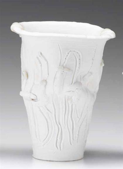 Incised porcelain vase    rudolph