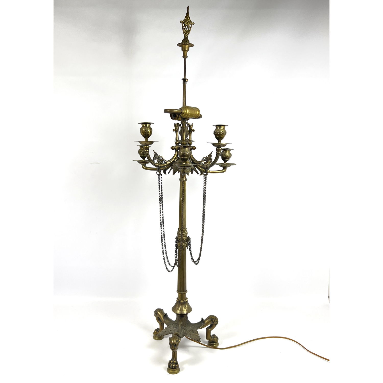 French Empire Bronze Table Lamp  2ff1f6