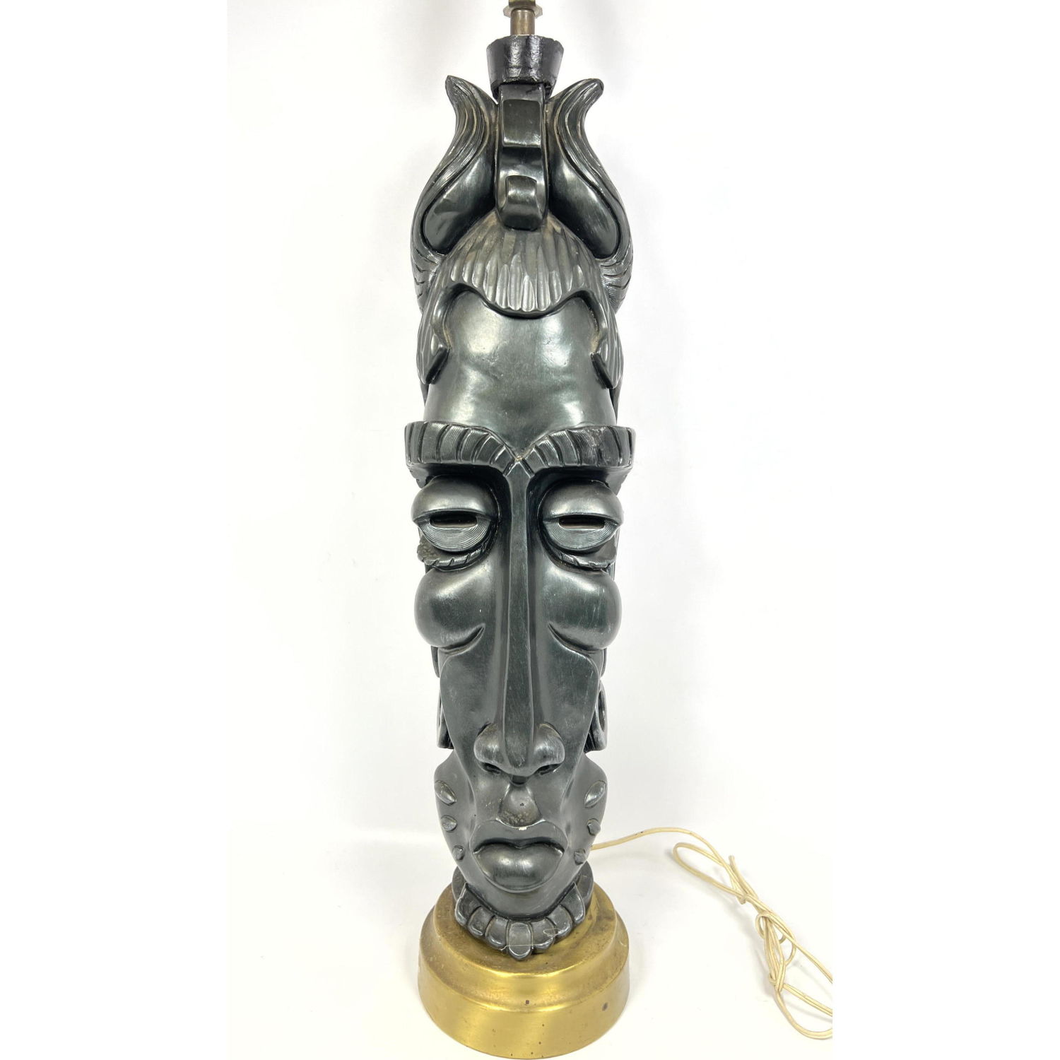 Plaster Tiki lamp Universal statuary 2ff2b0