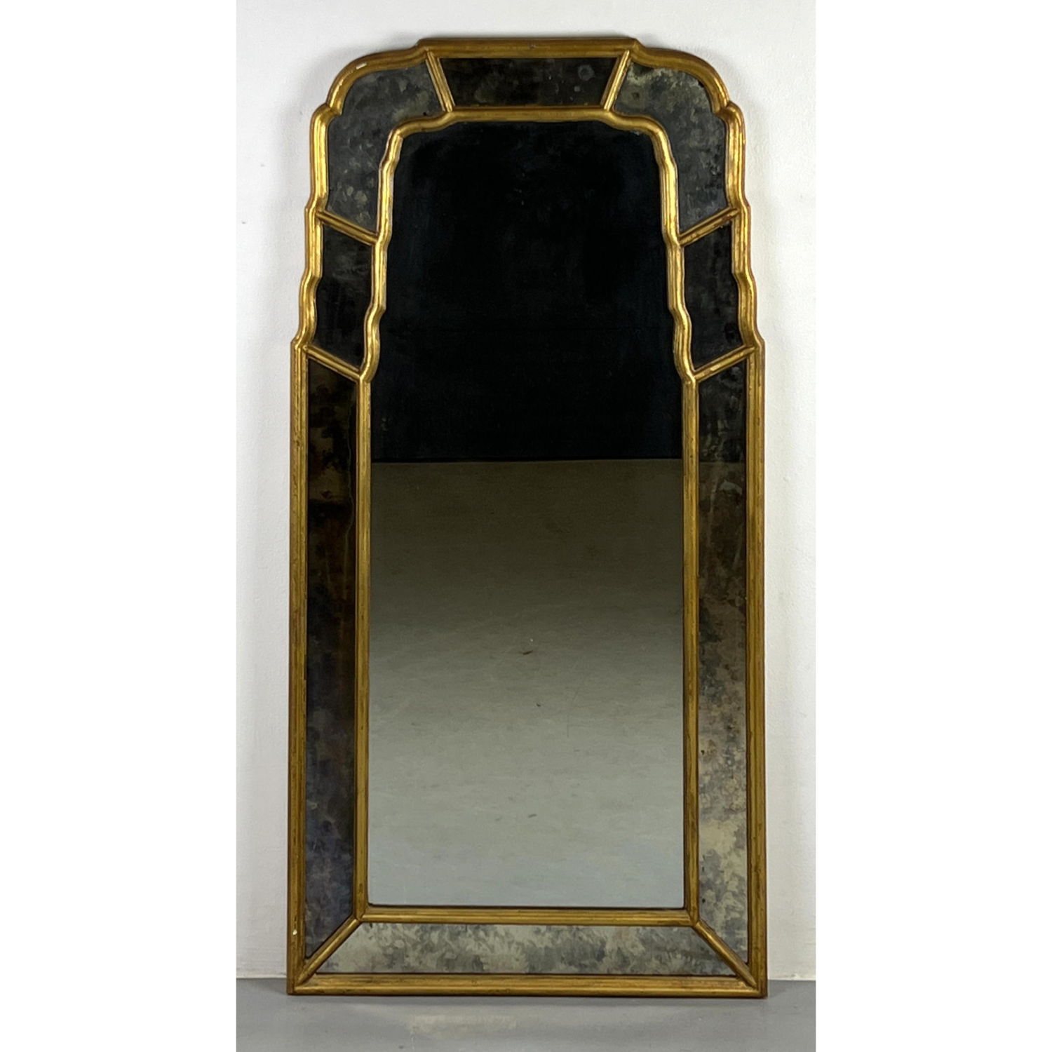 Decorator Wall Mirror with Eglomise 2ff2c4