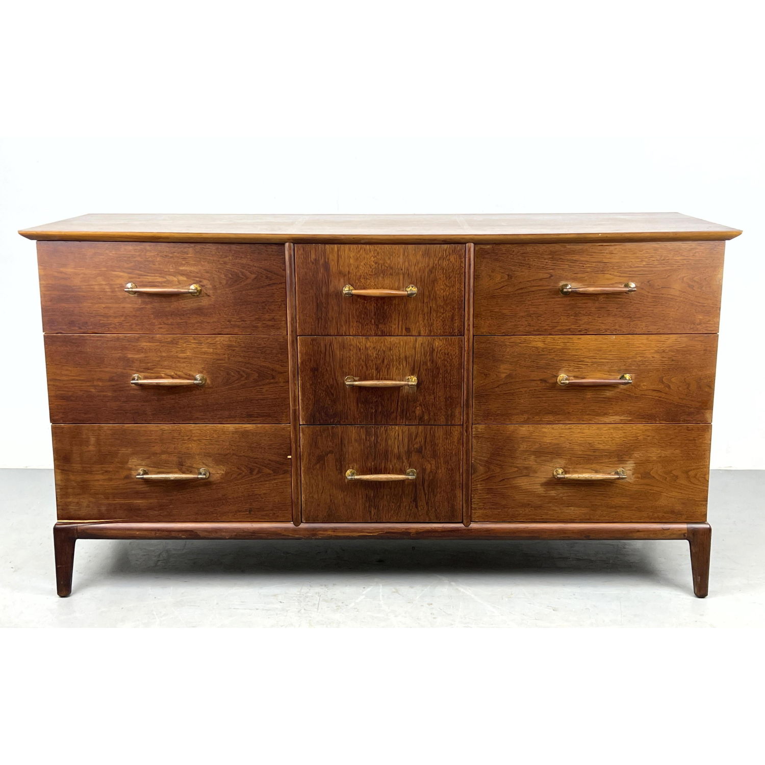 American Modern Walnut Dresser