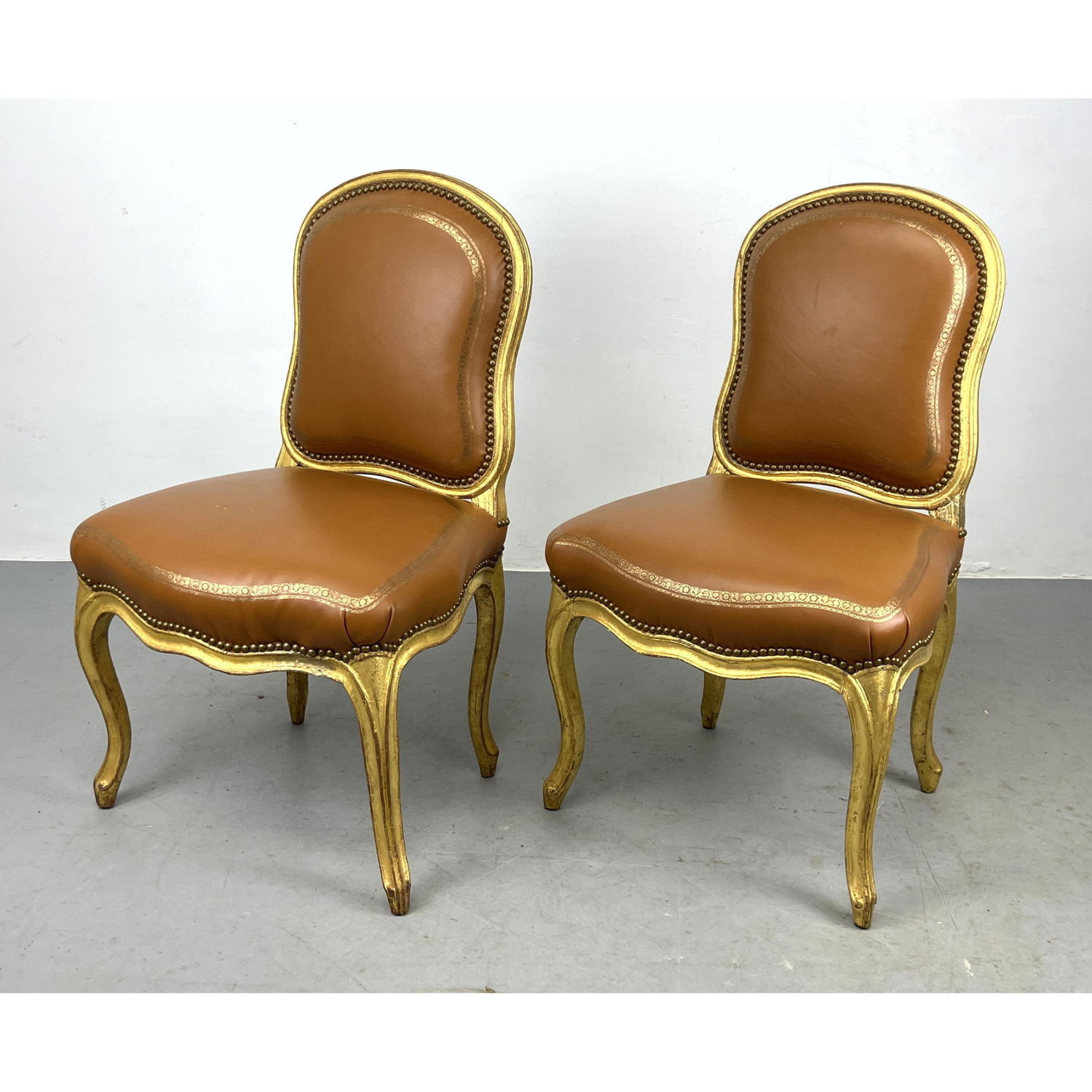 Pr Antique Gilt Wood French style 2ff31d