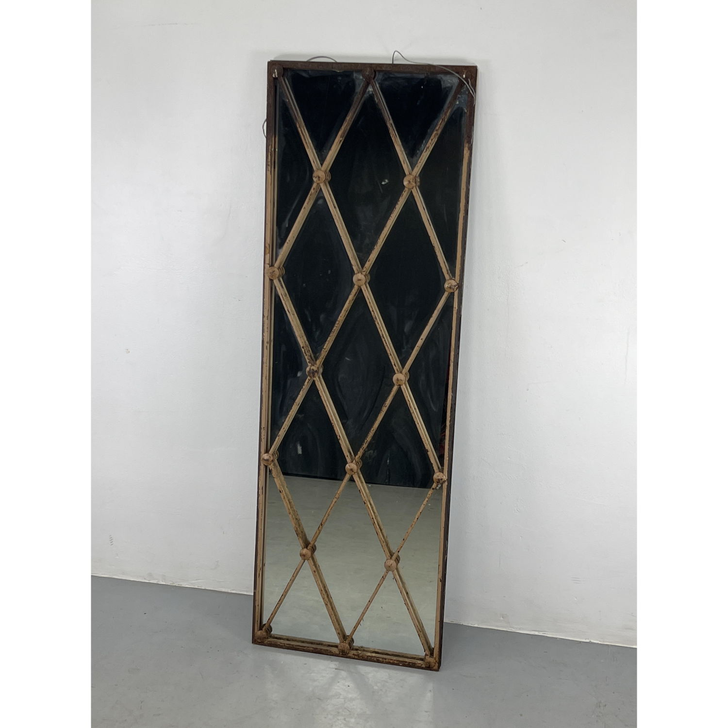 Heavy Iron Wall Mirror Jean Royere 2ff35e