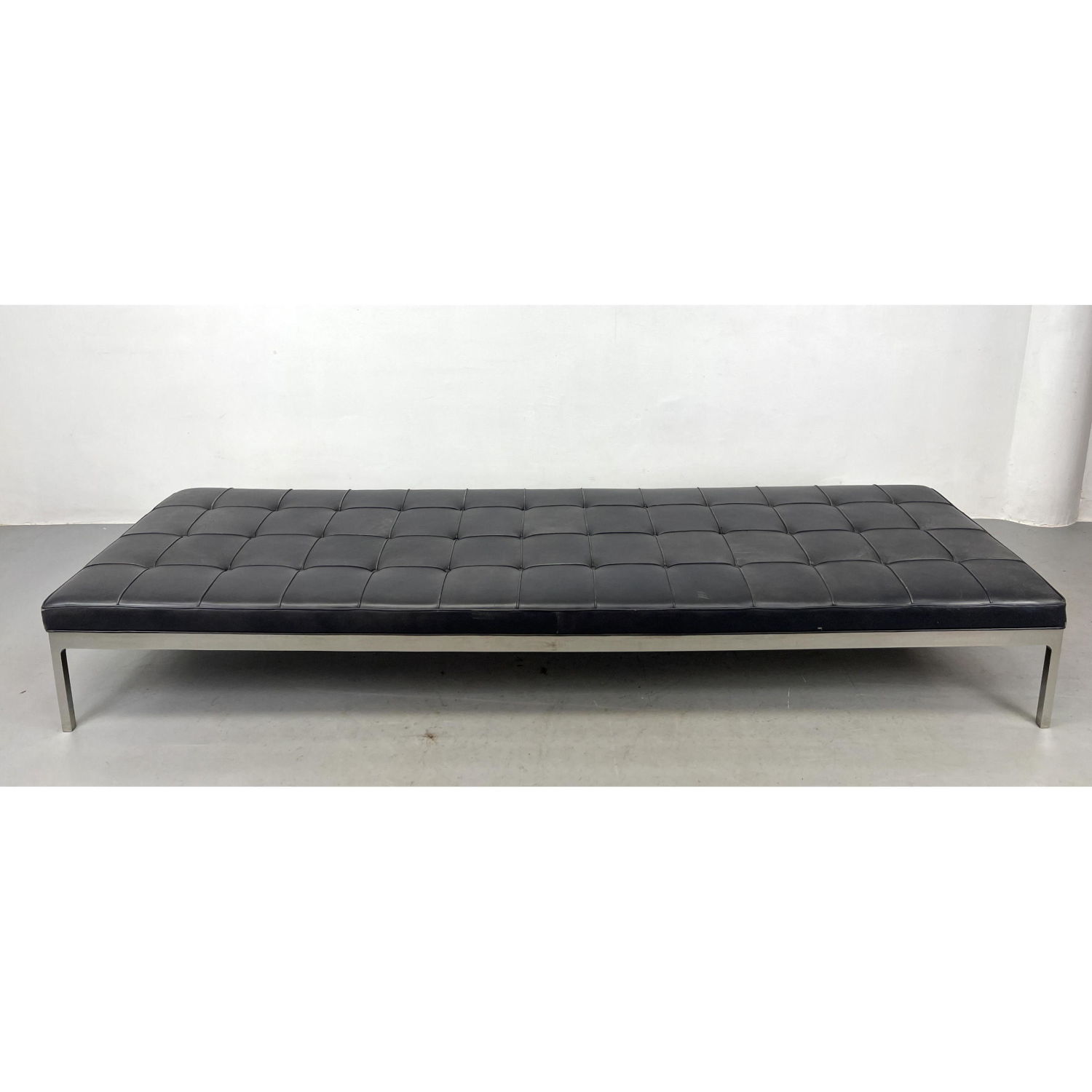 Large Nicos Zographos Leather Daybed