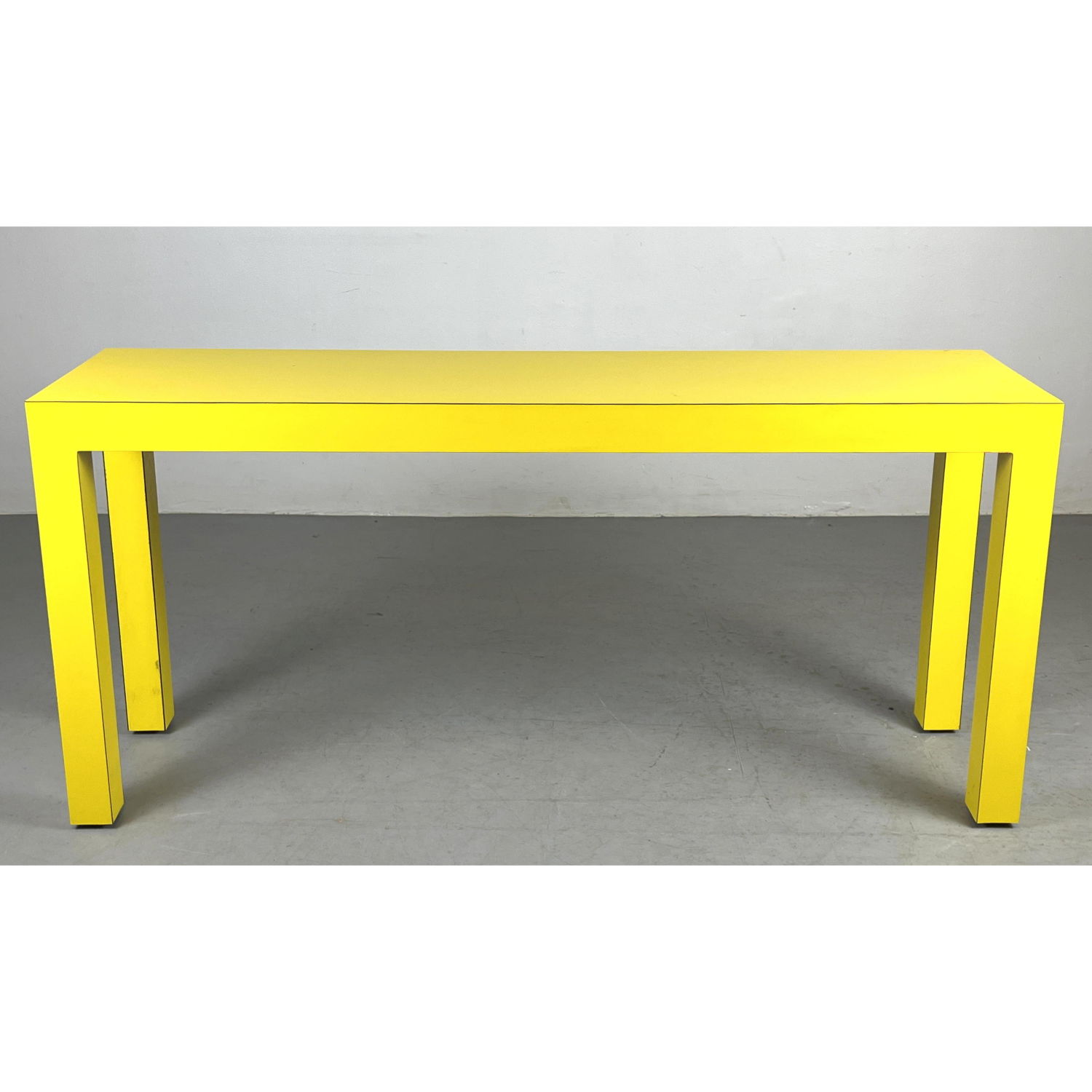 Yellow Laminate Carson Style Sofa