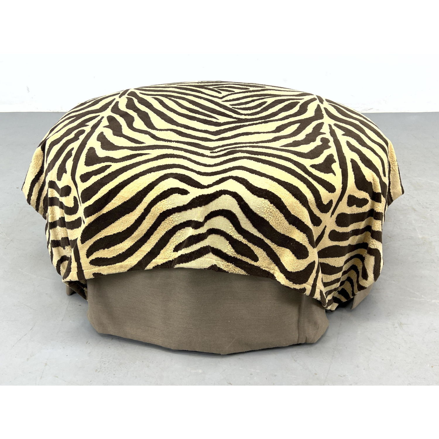 Faux Zebra Printed Cloth draped 2ff3c3