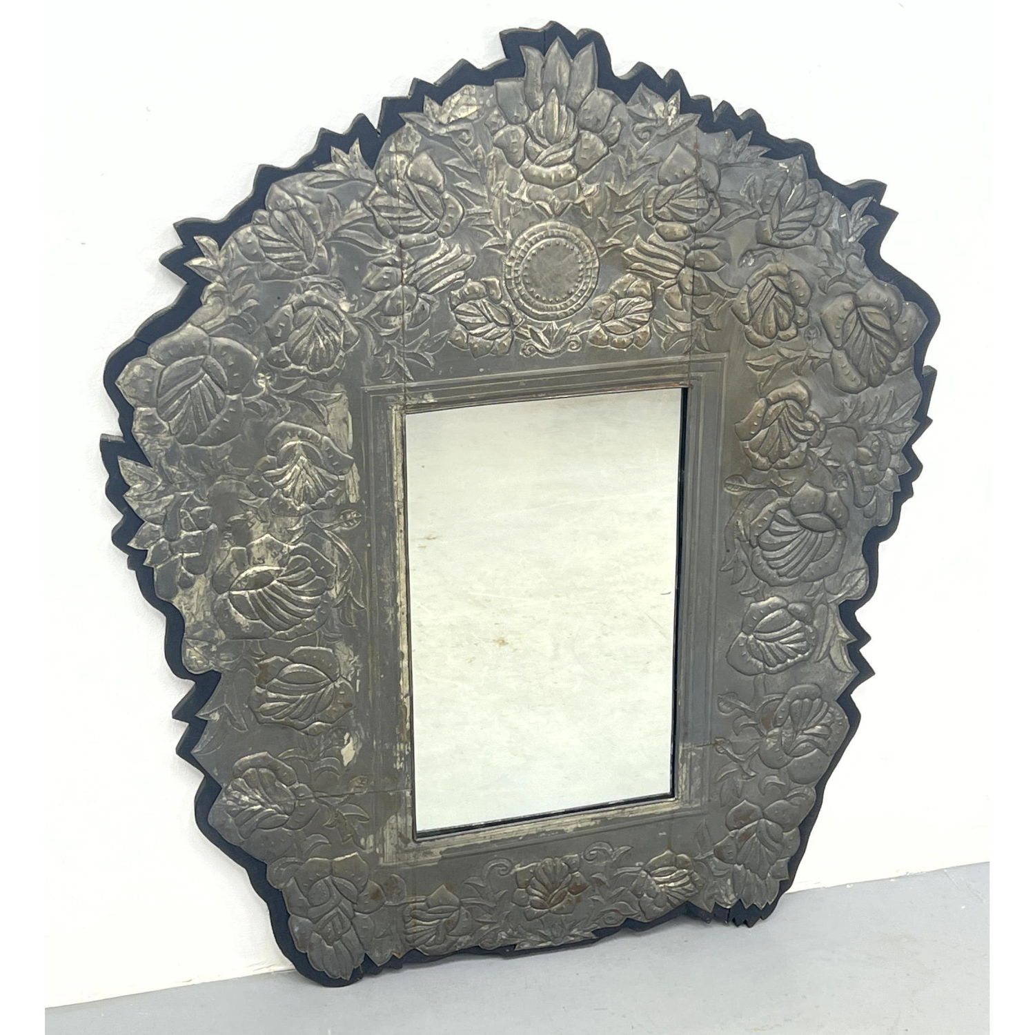 Tooled Embossed metal framed Wall