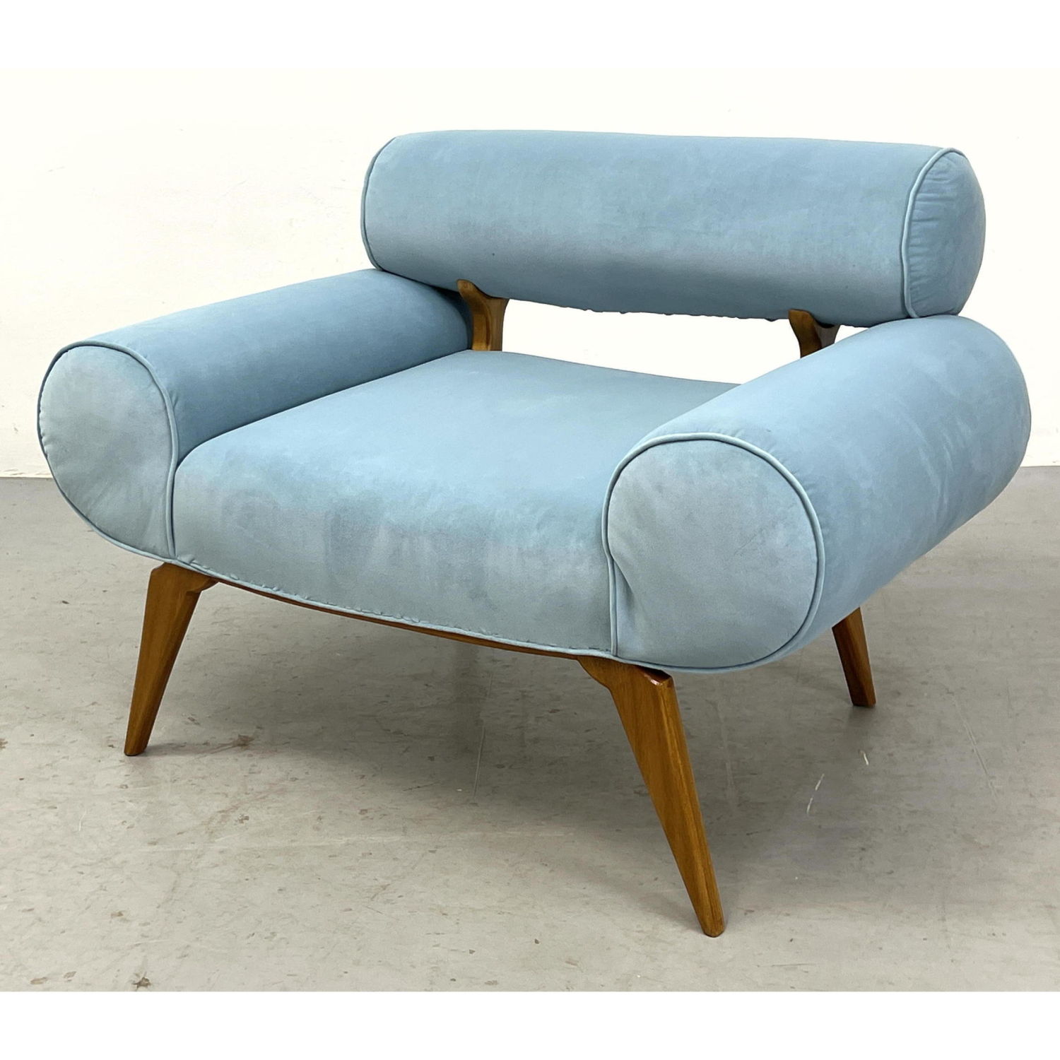 Modernist Arm Lounge Chair. Bolster