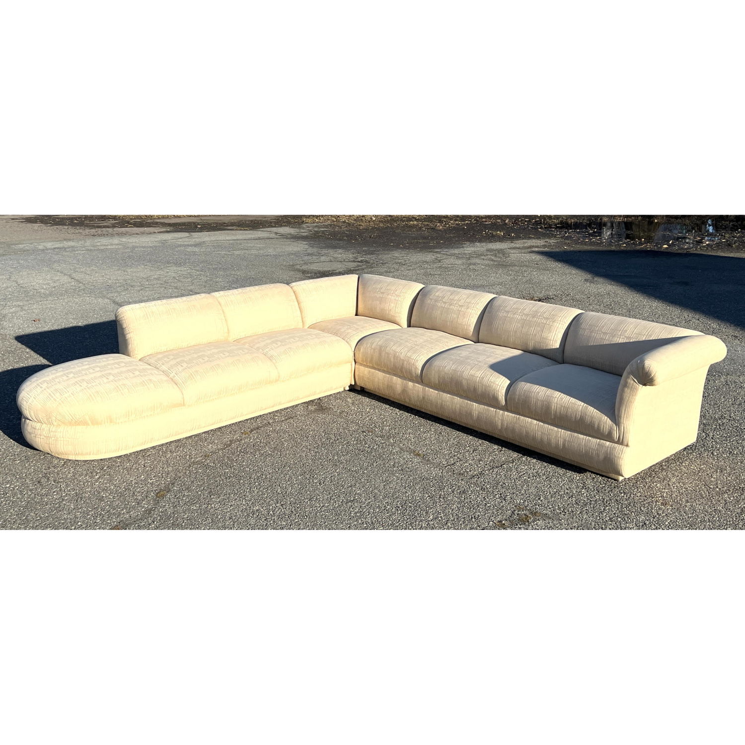 3pc Modernist Sectional Sofa Pit