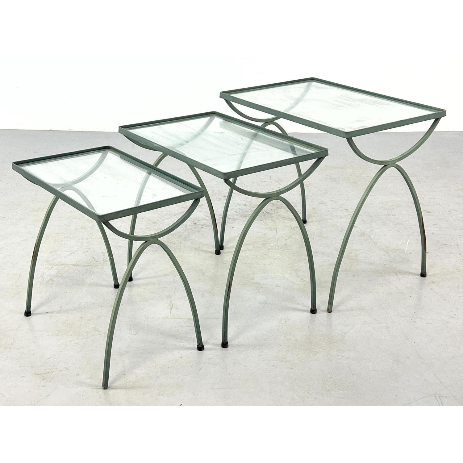 Set Iron and Glass Outdoor Patio 2ff470