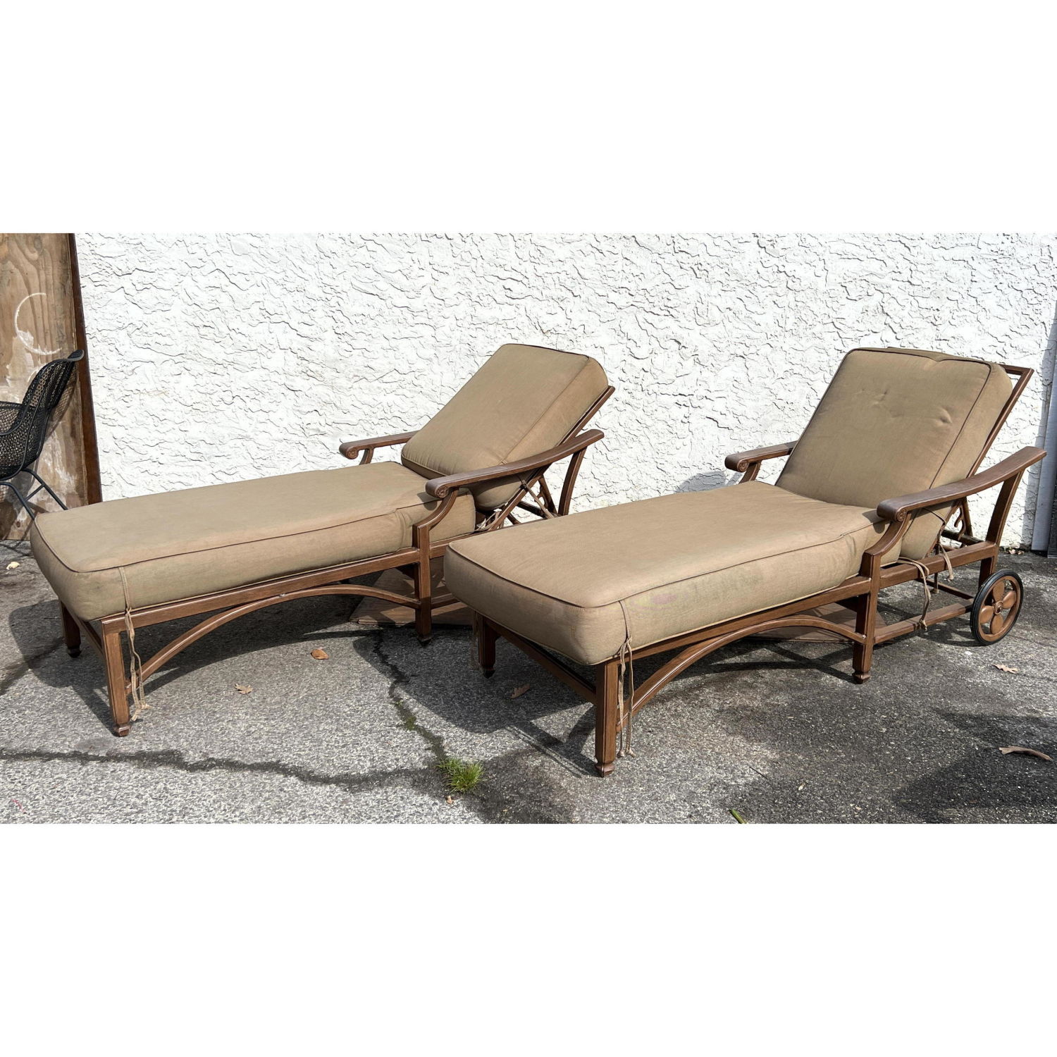 Pair Sunbrella Castelle Chaise 2ff486