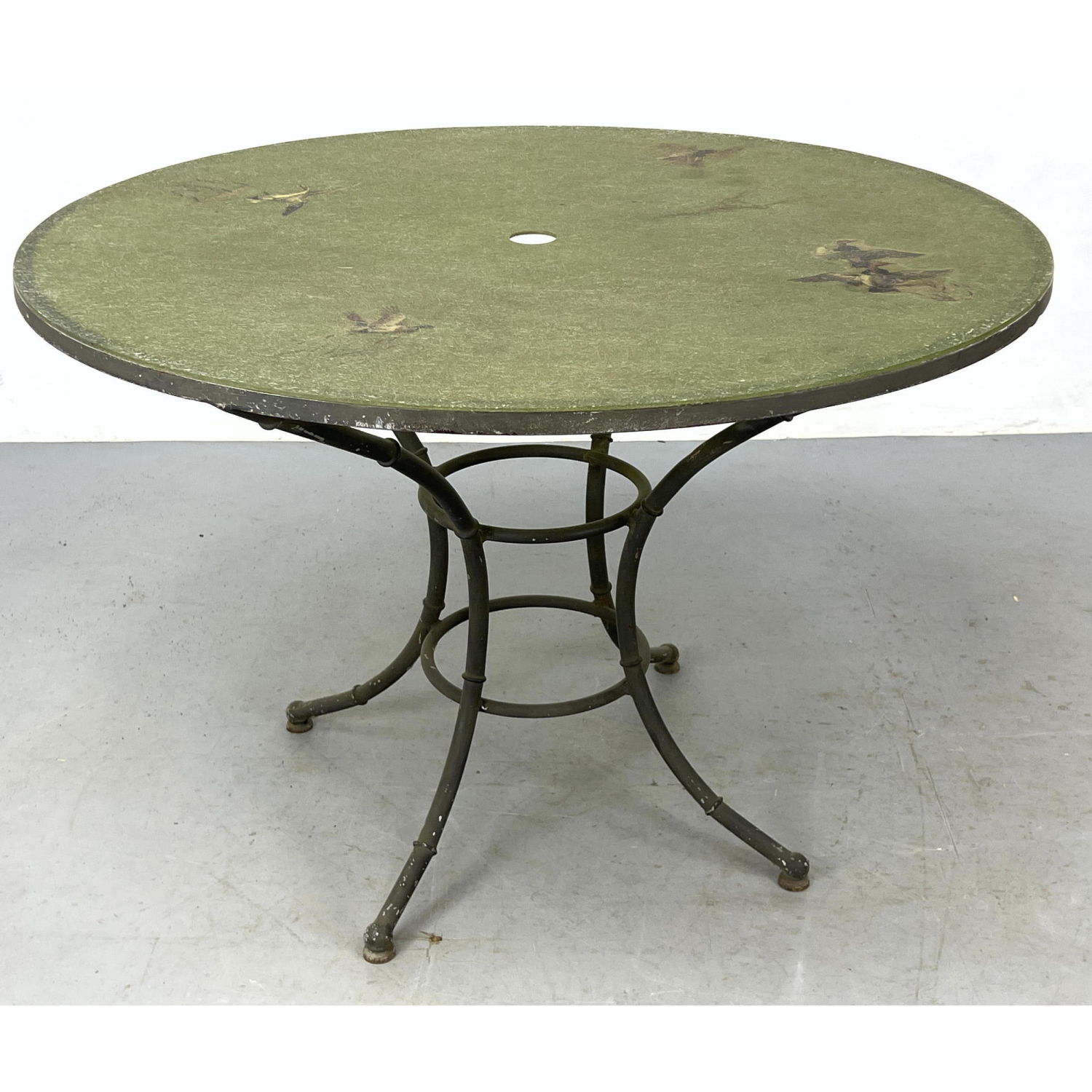 Round Garden Patio Table Decorated 2ff4a1