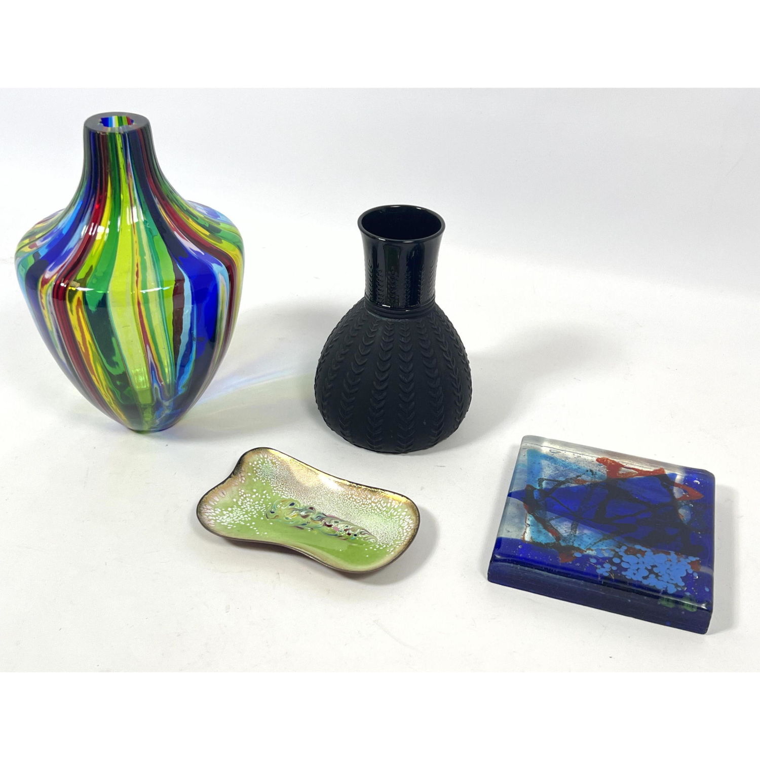 4Pc Modern Glass incl Italy Murano 2ff4d8
