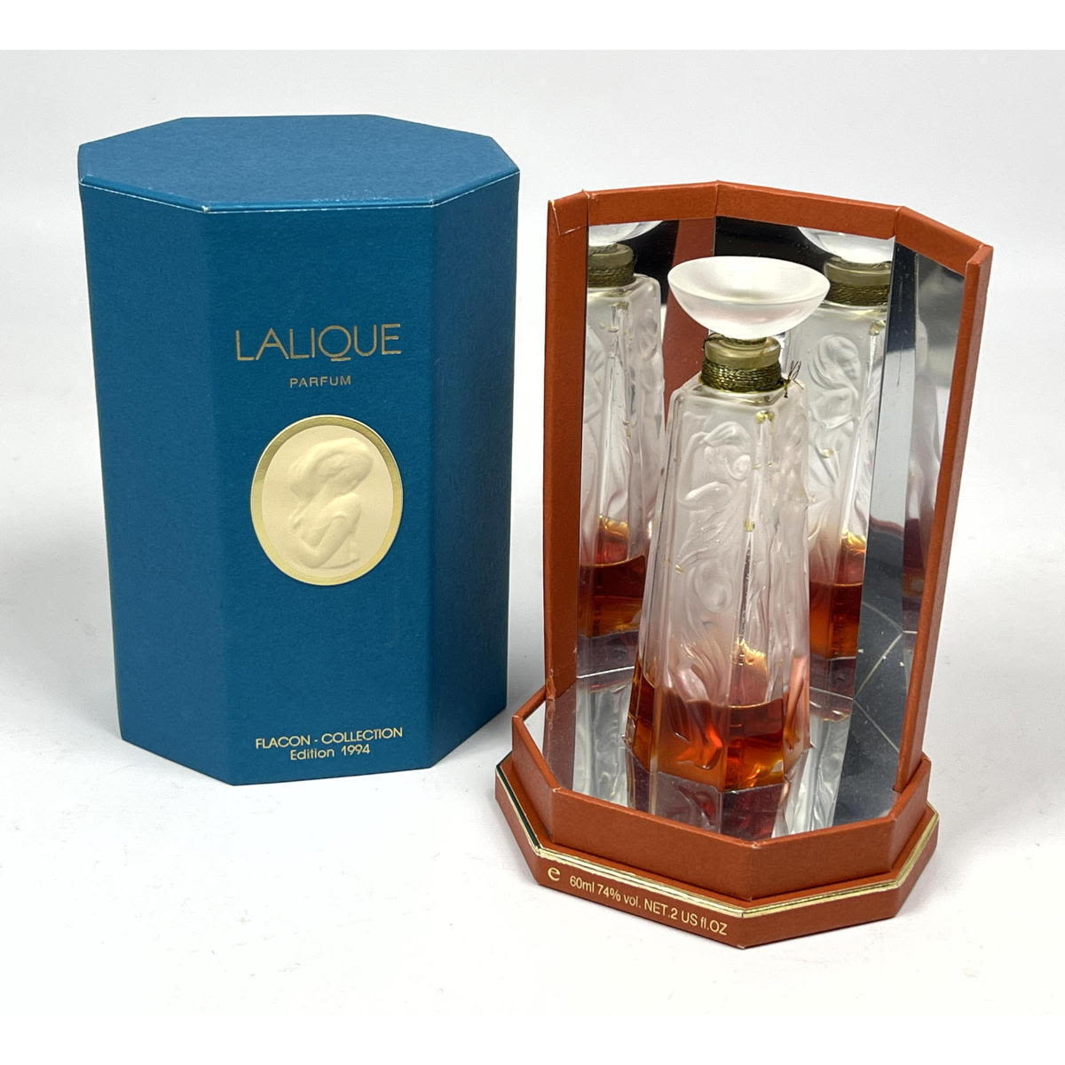 LALIQUE French Crystal L Muses Flacon