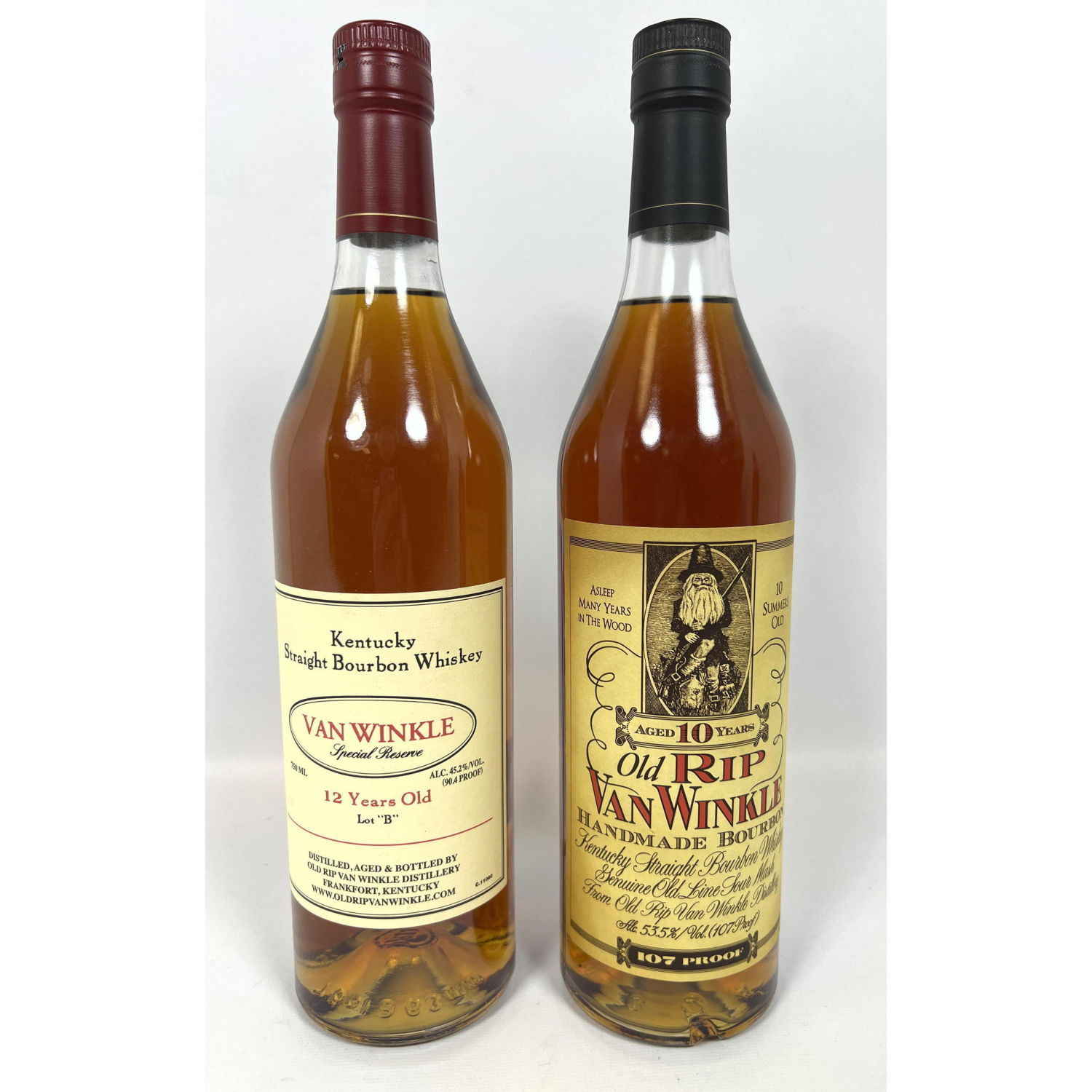 2 Bottles Old Rip Van Winkle Aged 2ff529