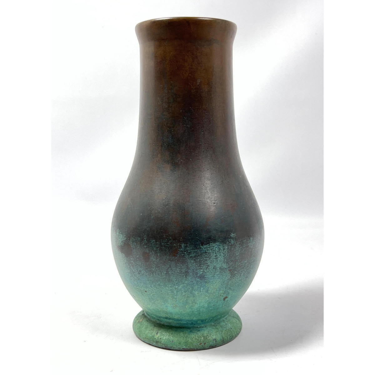 CLEWELL STUDIOS Copper Covered Art Pottery