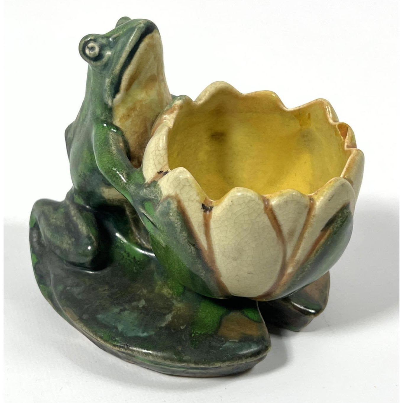 Weller Coppertone Small Frog Planter 2ff569