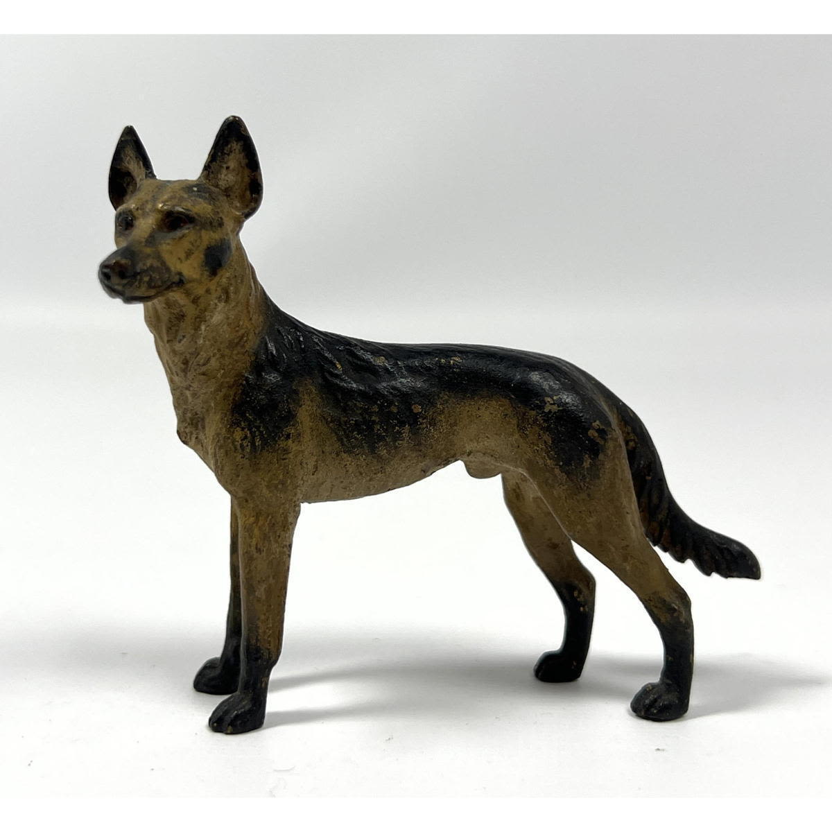 Cold painted Bronze Shepherd Dog 2ff577