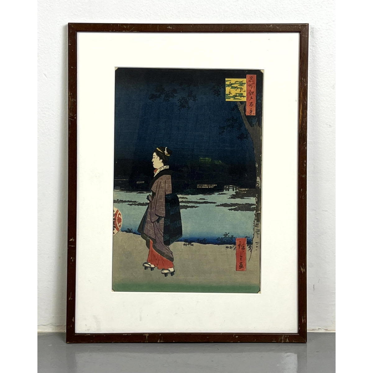 Figural Japanese Woodblock Print  2ff5d3