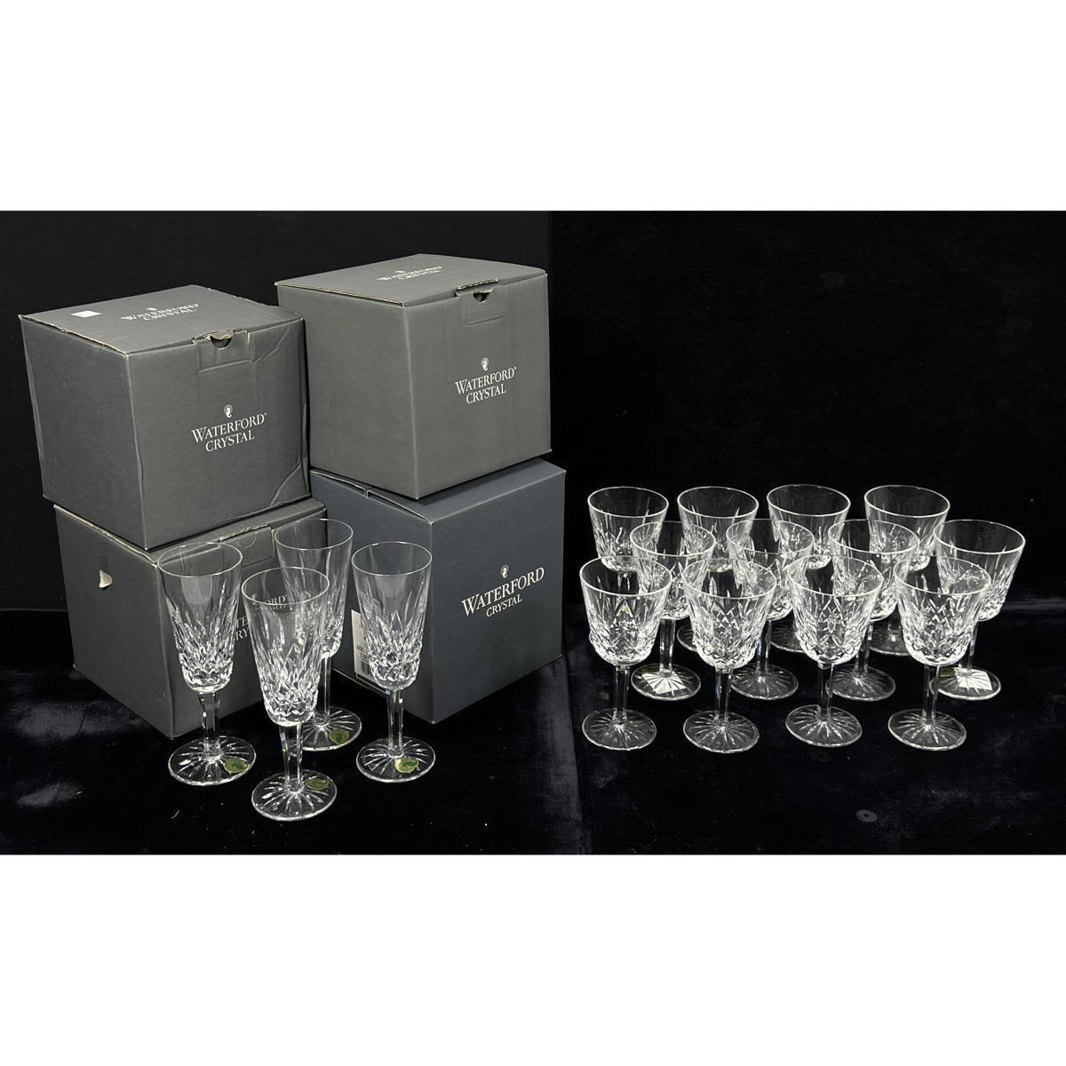 11pc Waterford Lismore stemware  2ff5e8