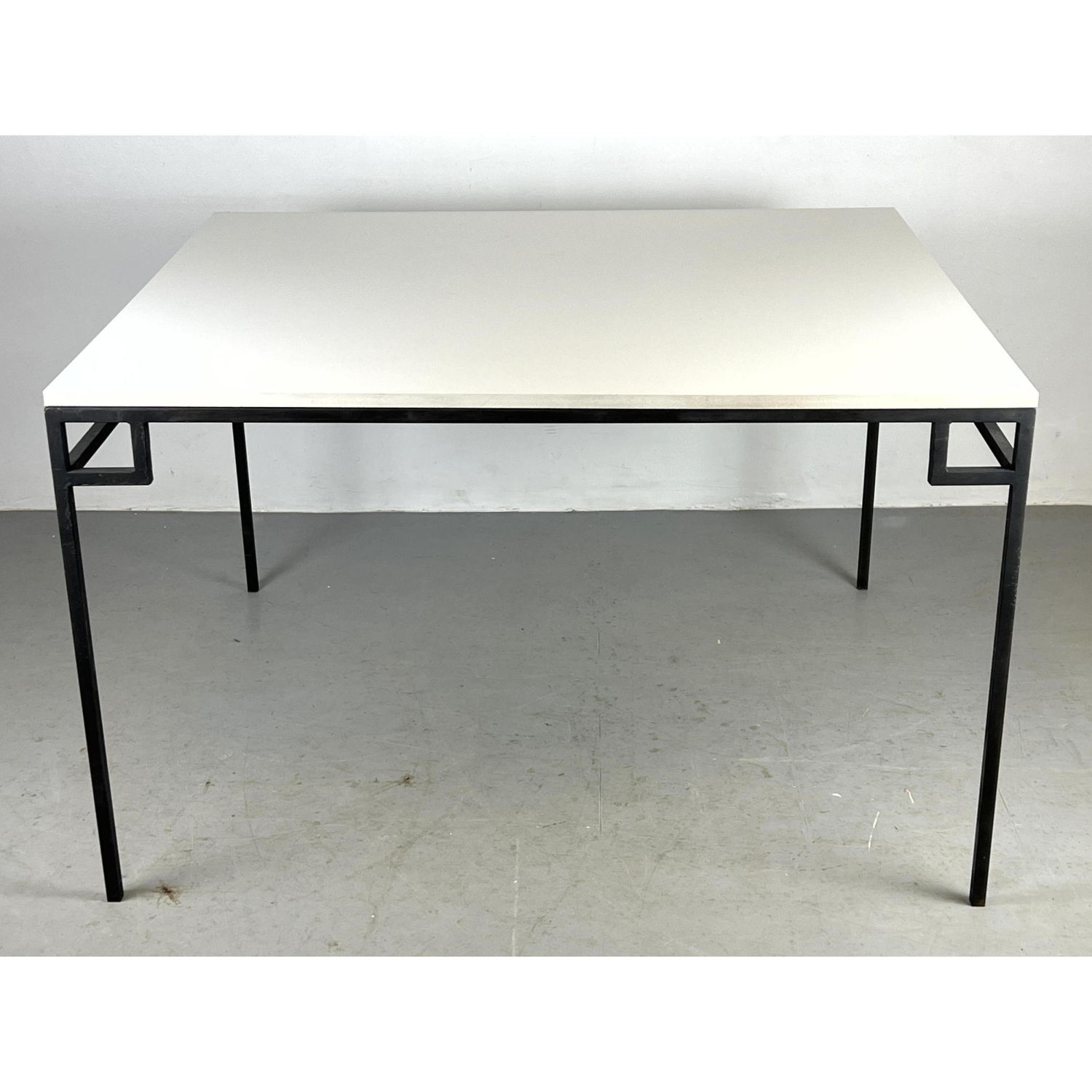 Black Iron Frame Modernist Dining