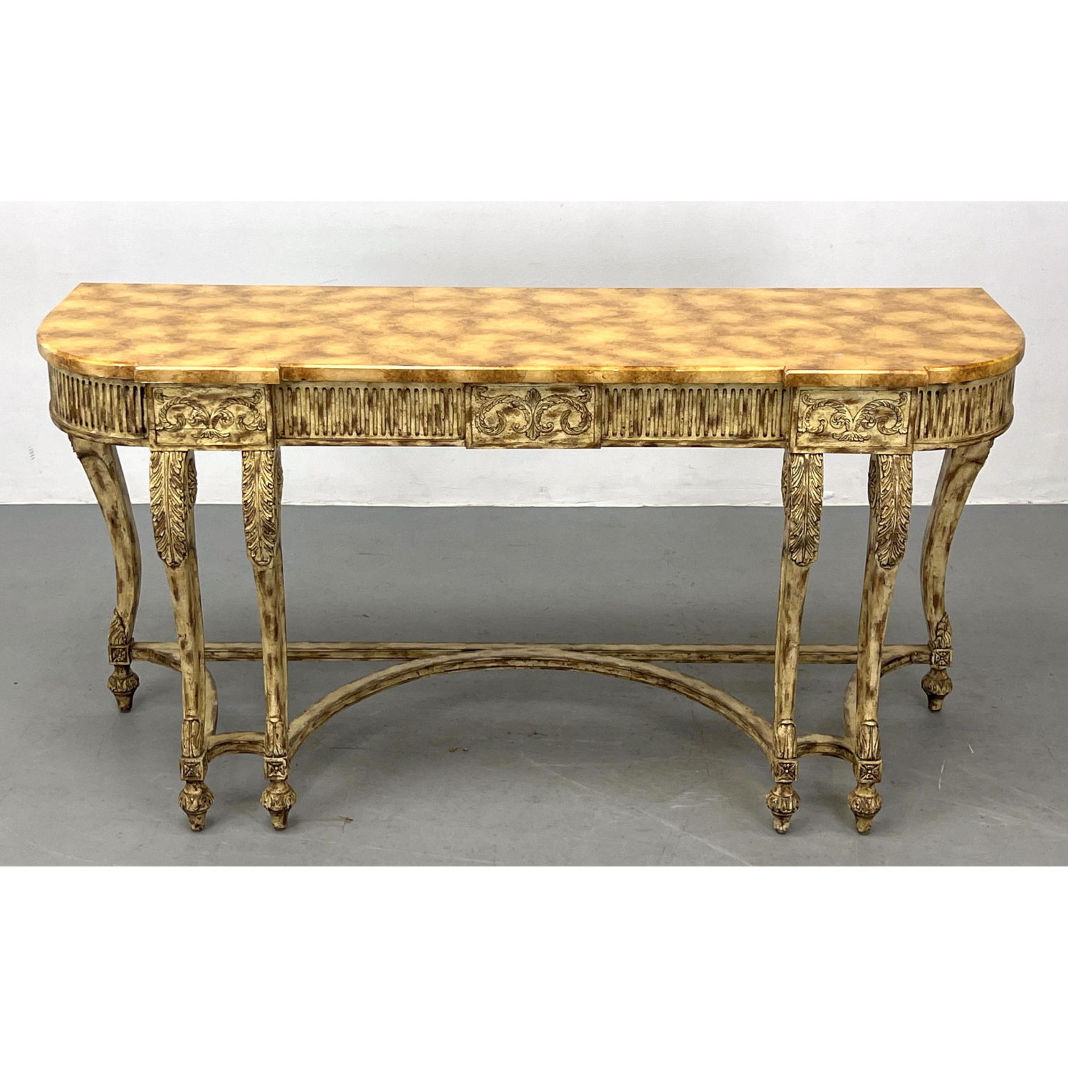 Maitland Smith Painted Finish Hall Console