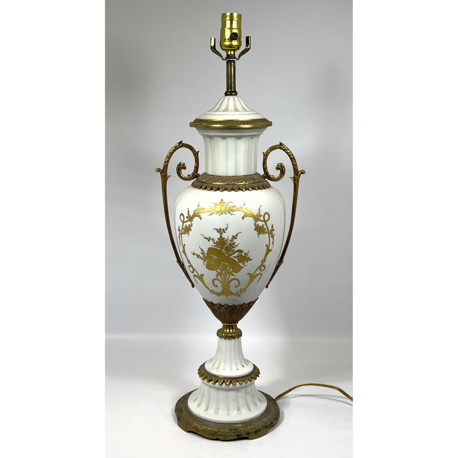 SEVRES France Porcelain Lamp. Urn