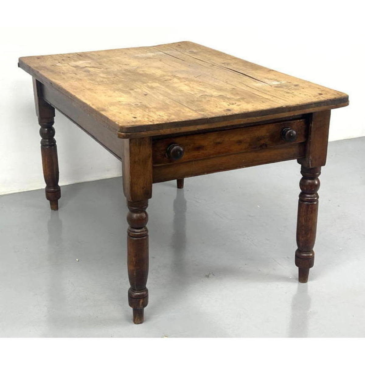 Country Antique Wood Desk with