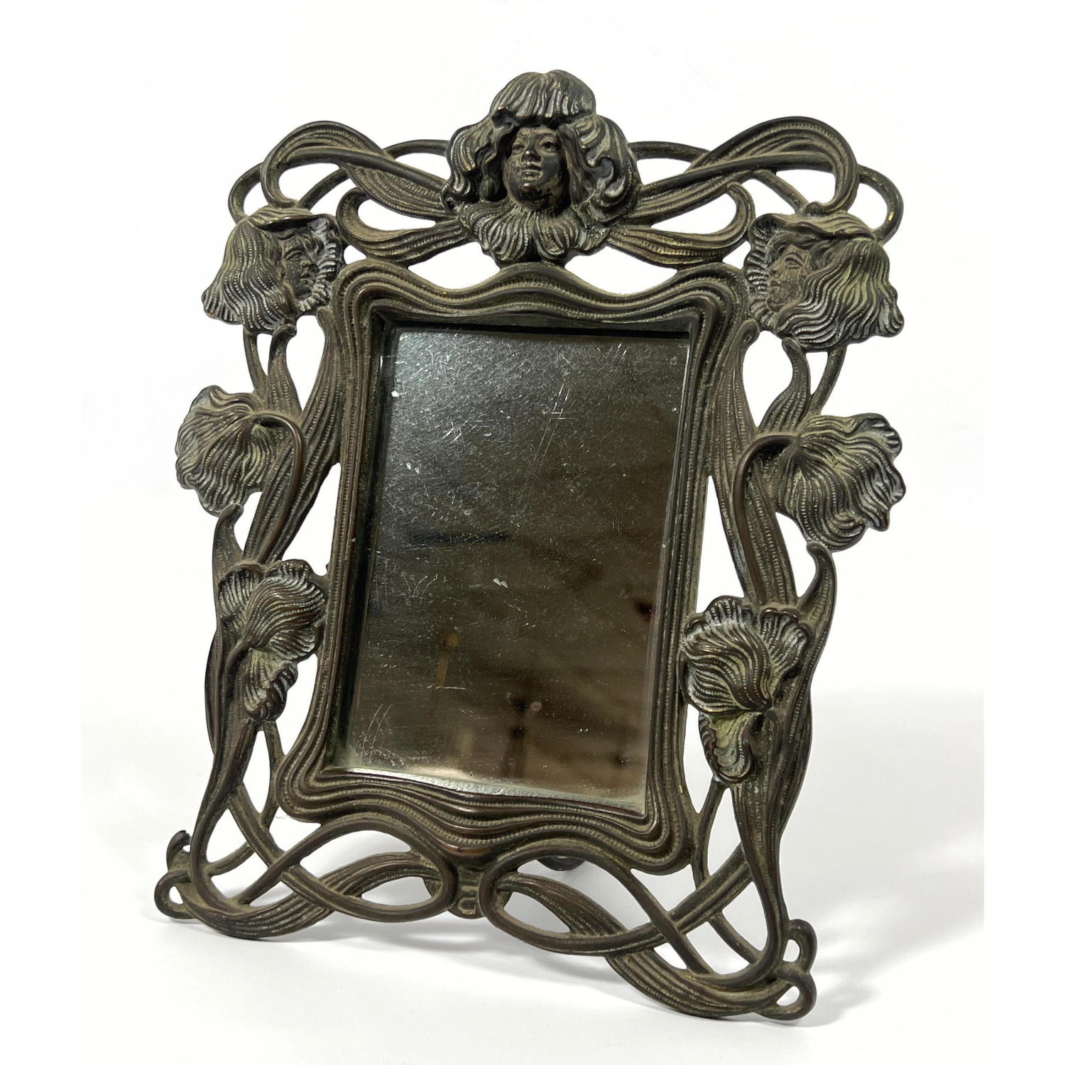 Art Nouveau Iron Frame Dresser