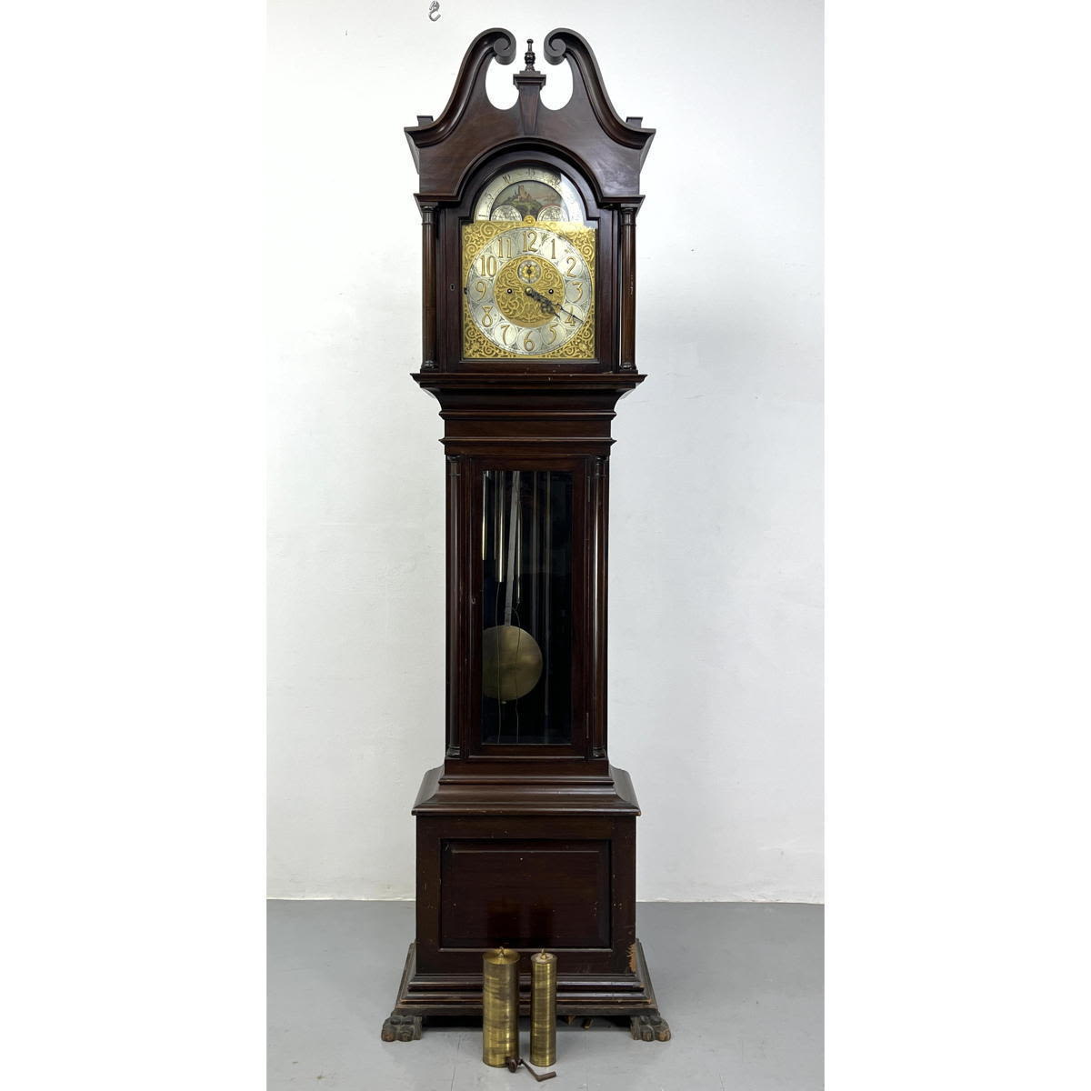 Antique Tall Case Clock Broken 2ff65b