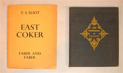 4 vols 3 wrappers Eliot T S  4cbdb