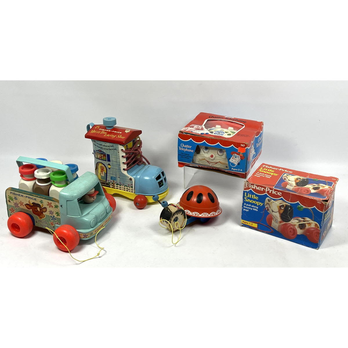 Vintage Fisher Price Pull Toys,