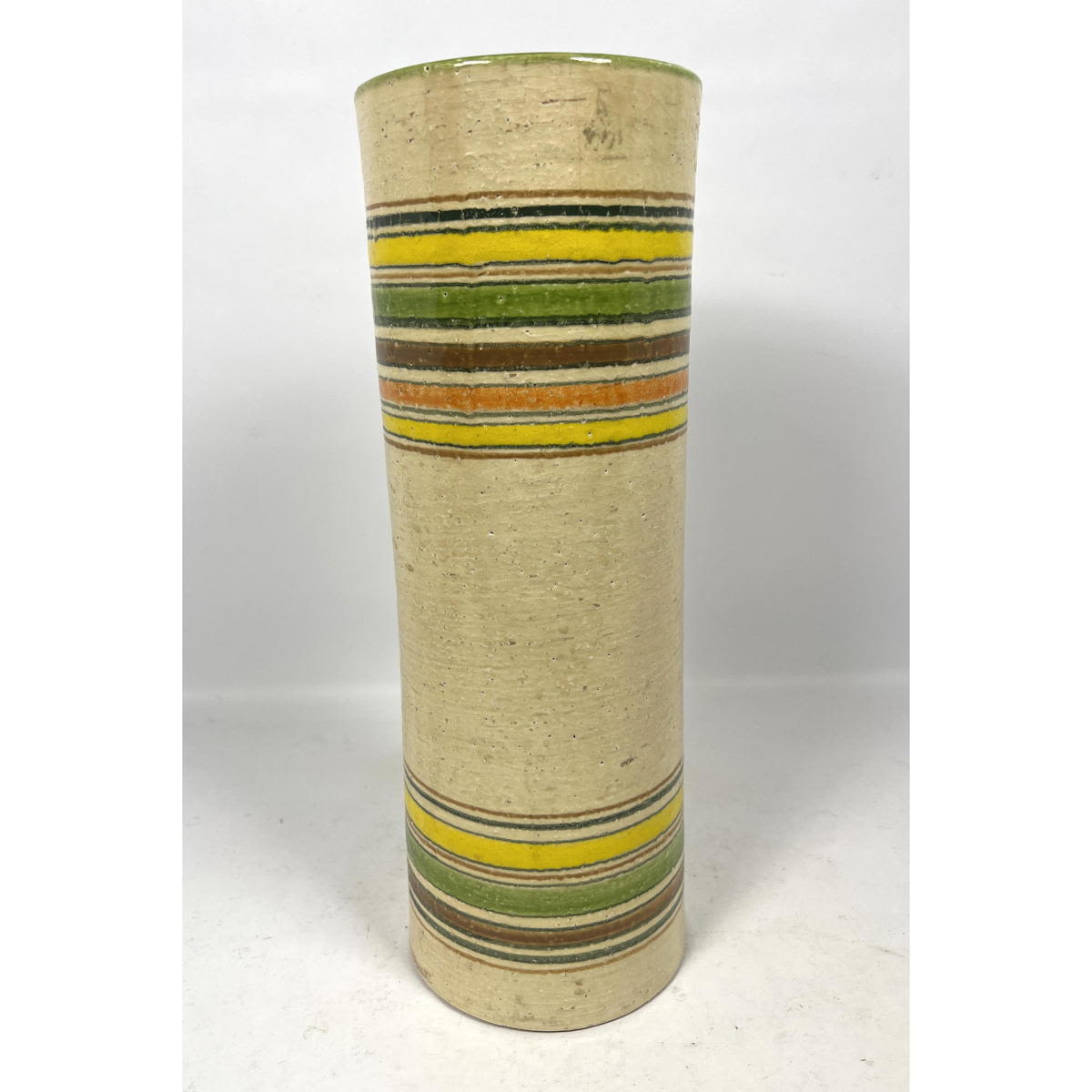 Tall BITOSSI Italian Pottery Vase