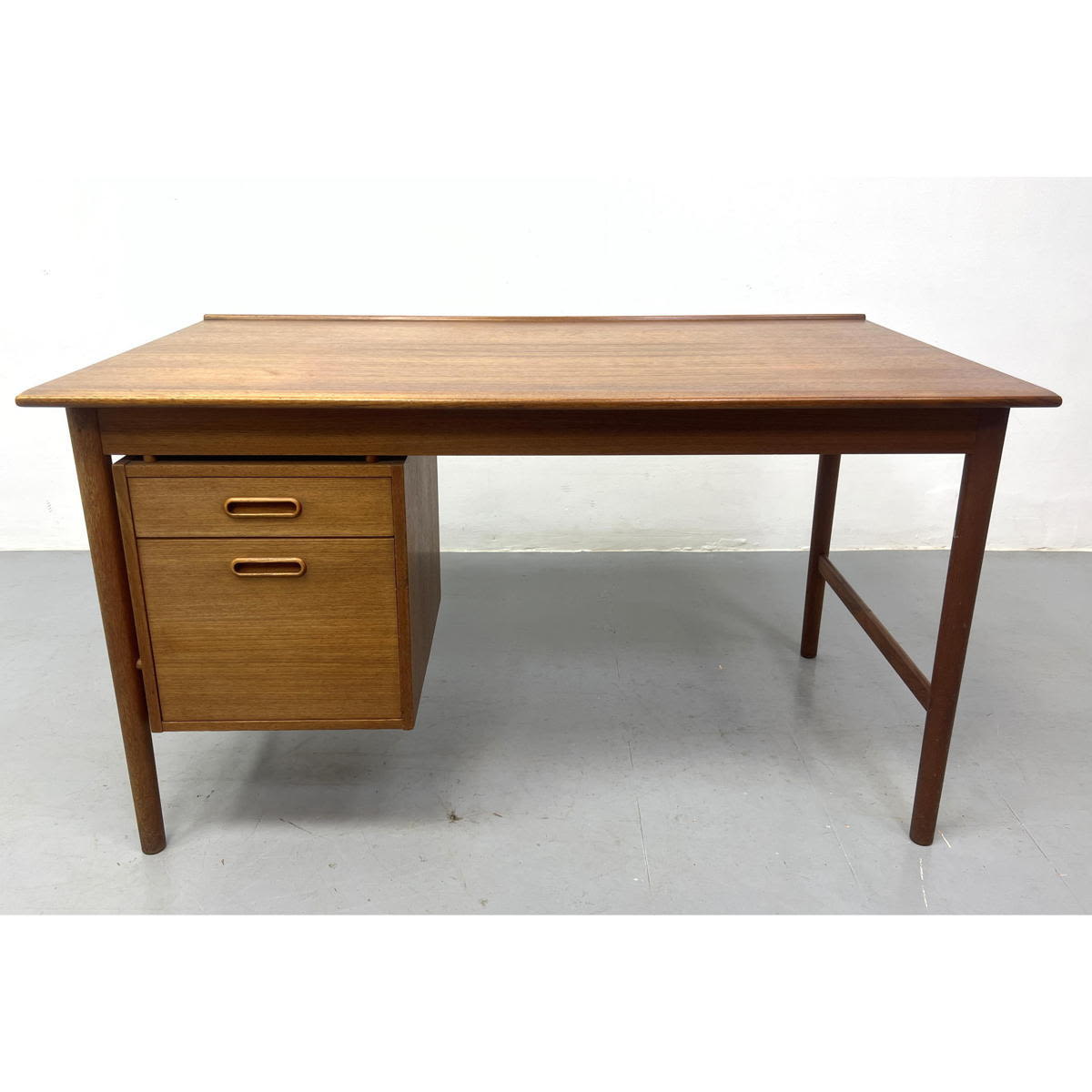 DUX Danish Modern Teak Desk by 2ff765