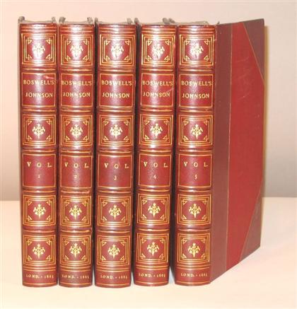 5 vols Boswell James The Life 4cbf4