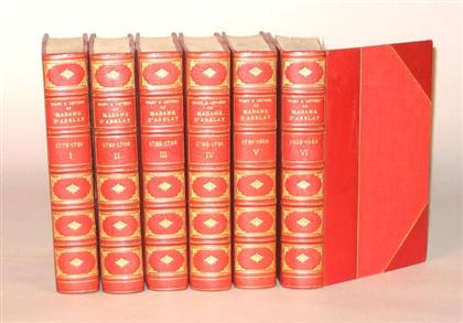 6 vols Burney Francis D Arblay  4cbf5