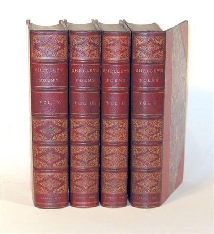 4 vols.   Shelley, Percy Bysshe.