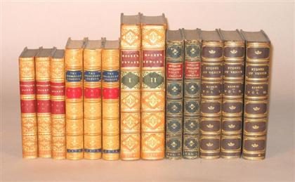 13 vols Leather Bindings English 4cbff