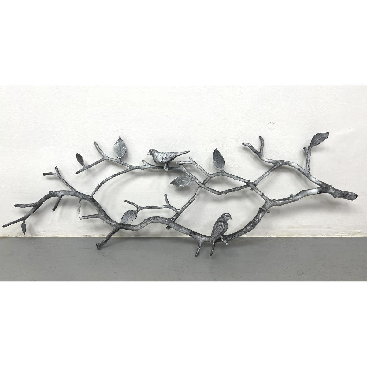 Cast Aluminum branch wall sculpture 2ff81a