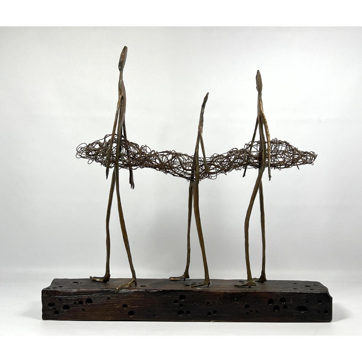 EUGEN CIUCA Modernist Figural Metal 2ff81f