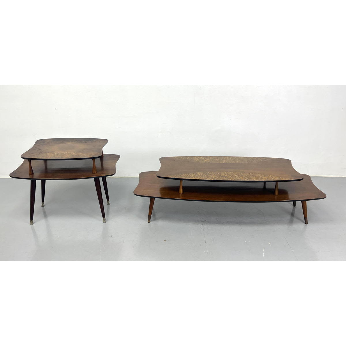 2pcs American Modern Tables. Decorated