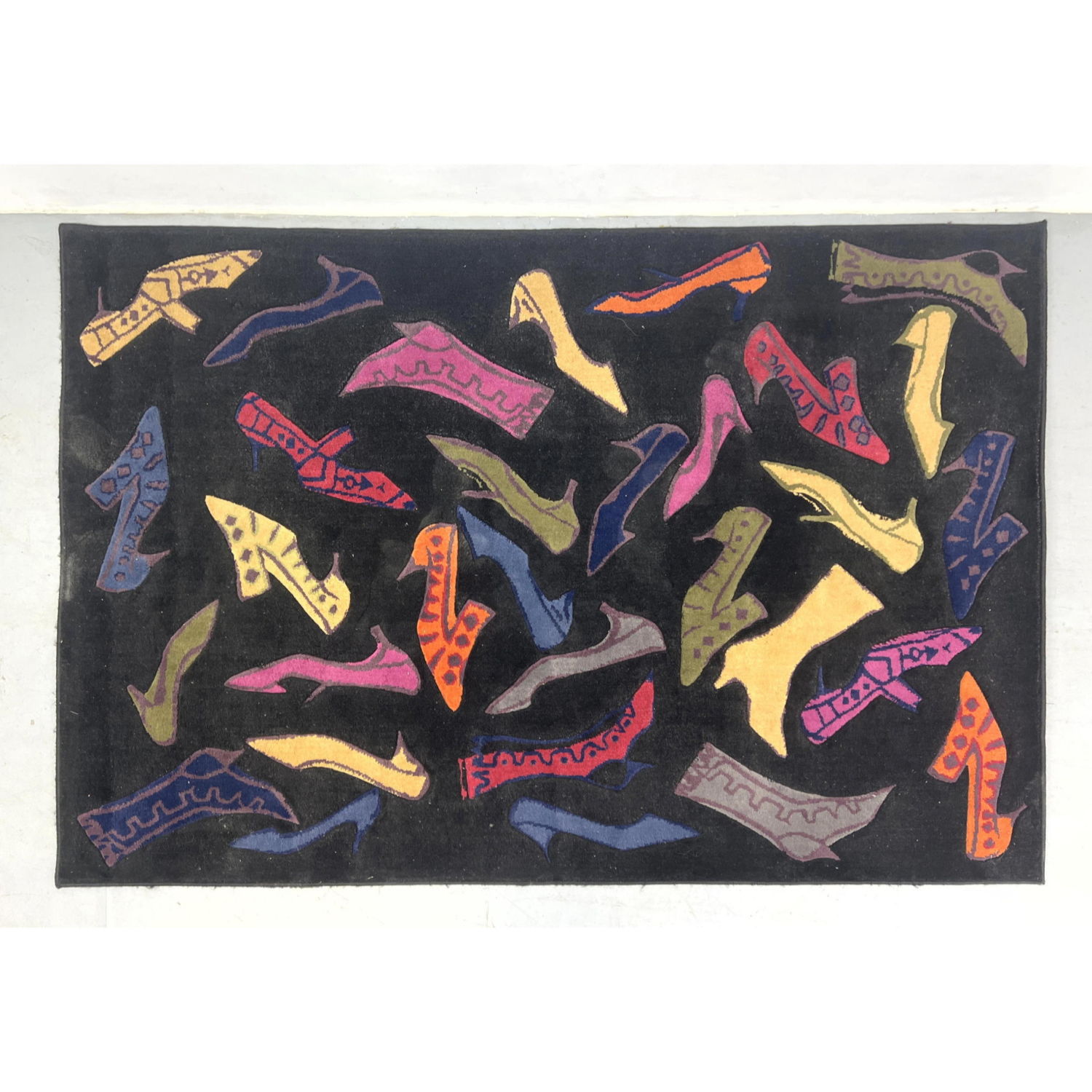7’9 x 5’2 Andy Warhol rug.