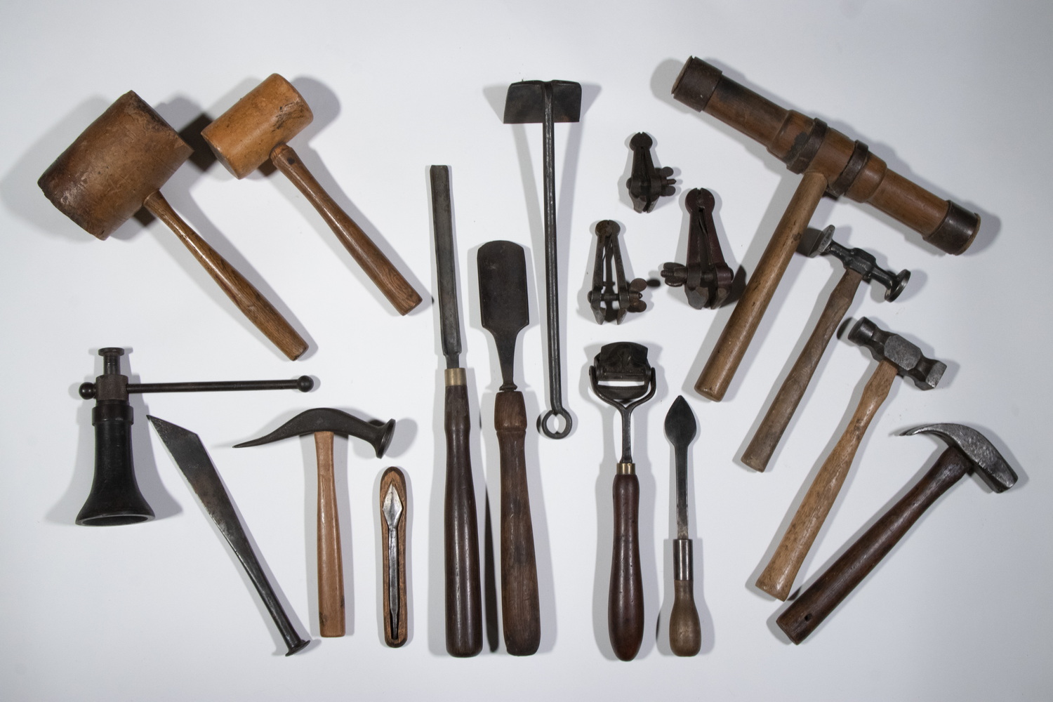 (18) EARLY SHIPWRIGHT'S TOOLS Including: